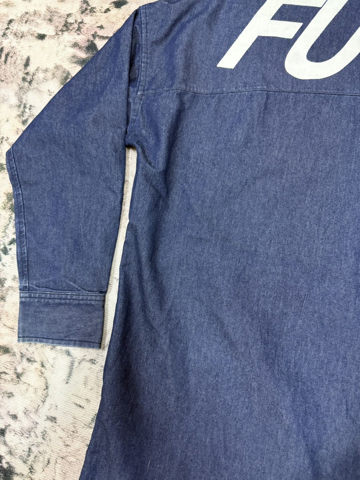Japanese Brand Browny Vintage american casual “future” button up denim Size US M / EU 48-50 / 2 - 12 Thumbnail