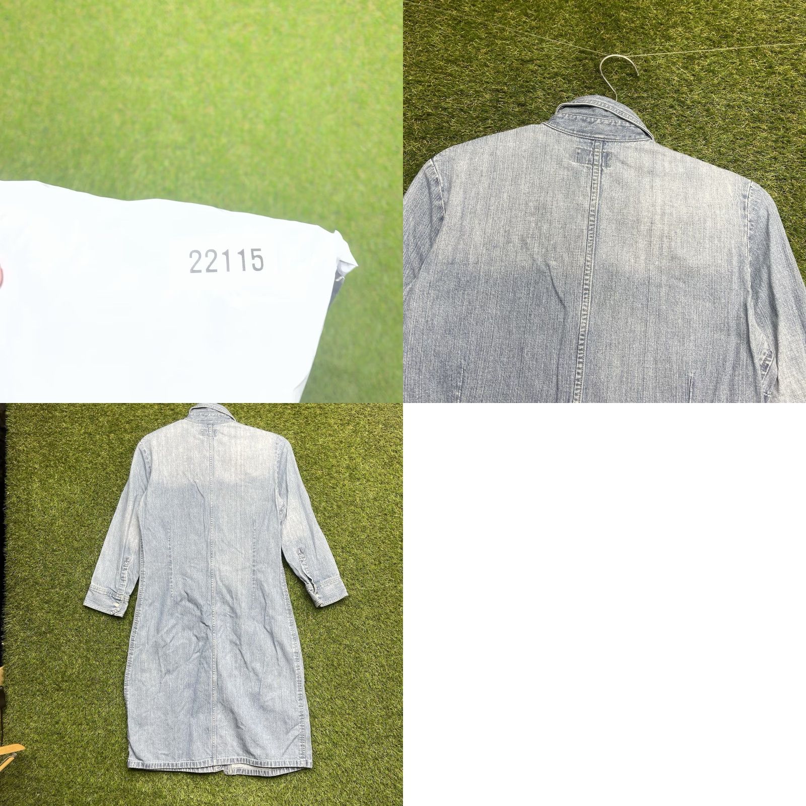 Polo Ralph Lauren VINTAGE Polo Ralph Lauren Denim Dress Shirt Long Sleeve Westernwear Womens 6 Blue Collared Pearl Snap Western Style Maxi Dress Size M / US 6-8 / IT 42-44 - 8 Thumbnail