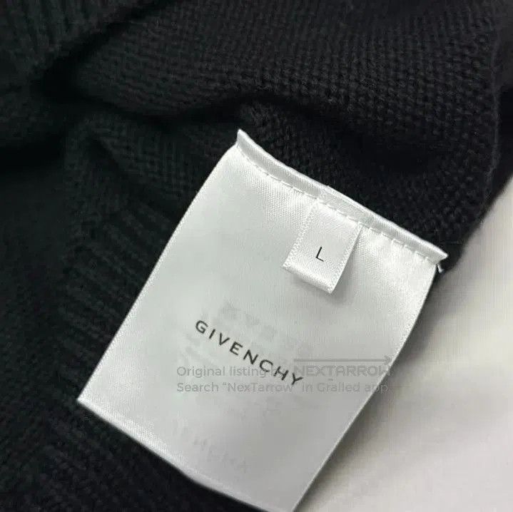 Givenchy Givenchy Men's Logo Intarsia Knit Sweater. Size US L / EU 52-54 / 3 - 3 Thumbnail