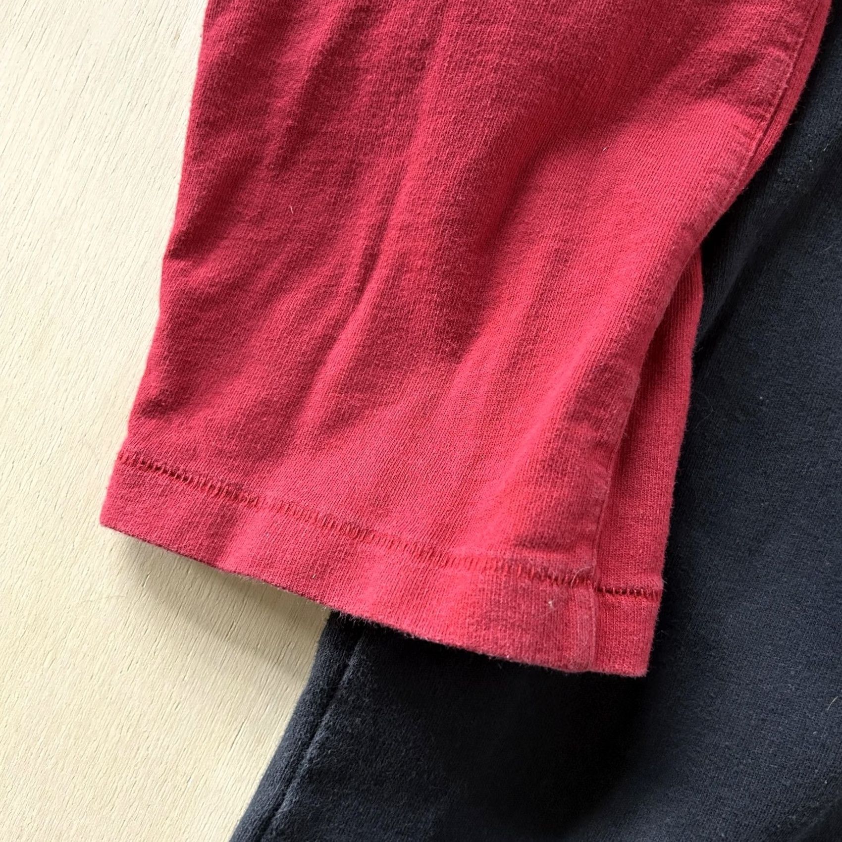 Jordan Brand Jordan Jumpman Shirt Mens 2XL Black Red 3/4 Sleeve Raglan Pocket Tee T-Shirt Size US XXL / EU 58 / 5 - 5 Thumbnail