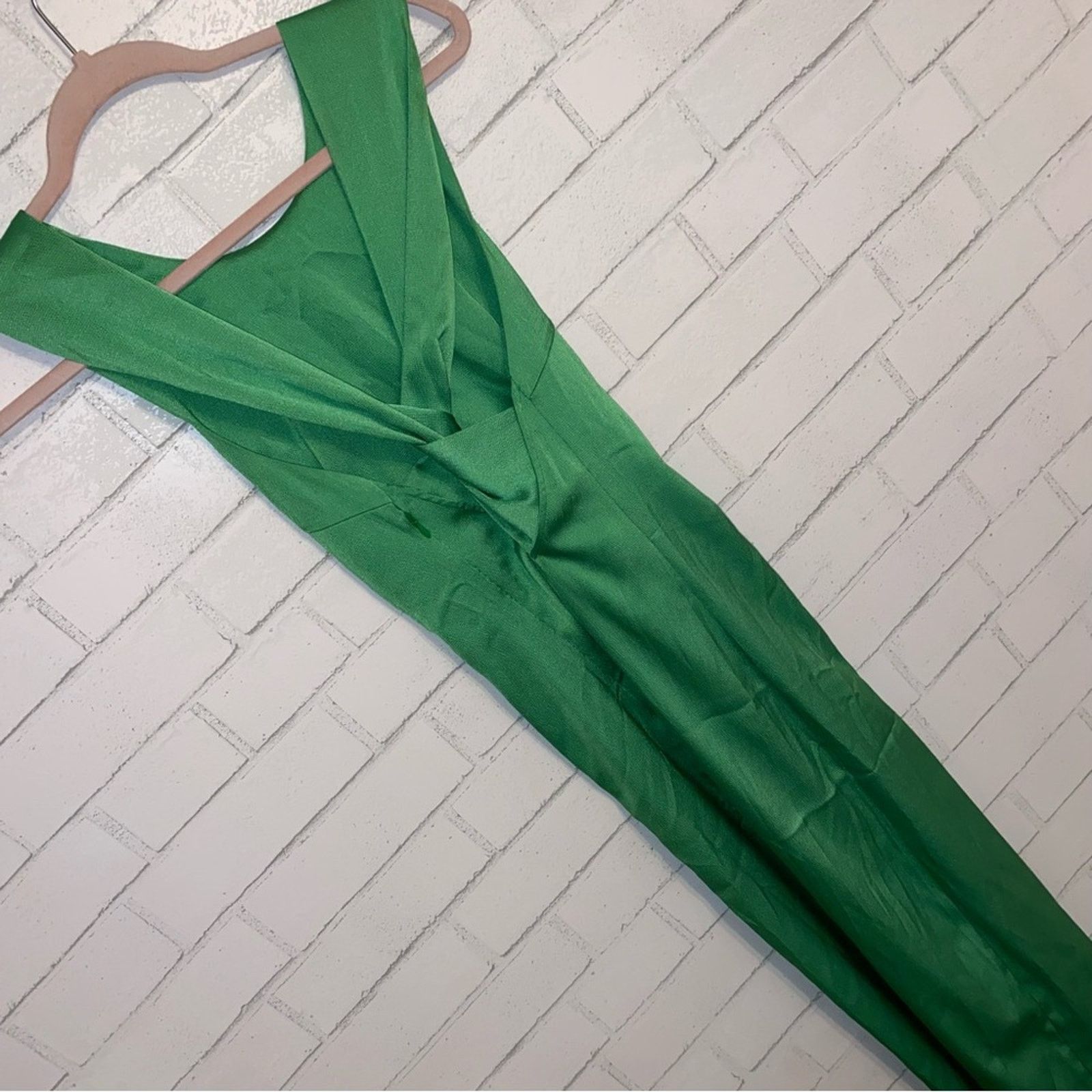 Samsoe Samsoe SAMSOE SAMSOE Garmentory $250 Cillia Green Satin Dress XS Size XS / US 0-2 / IT 36-38 - 7 Thumbnail
