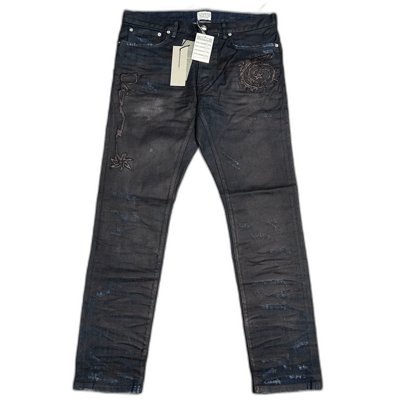 Dior Dior Travis Scott Embroidered Logo Denim Pants-2506 Size US 30 / EU 46 - 1 Thumbnail