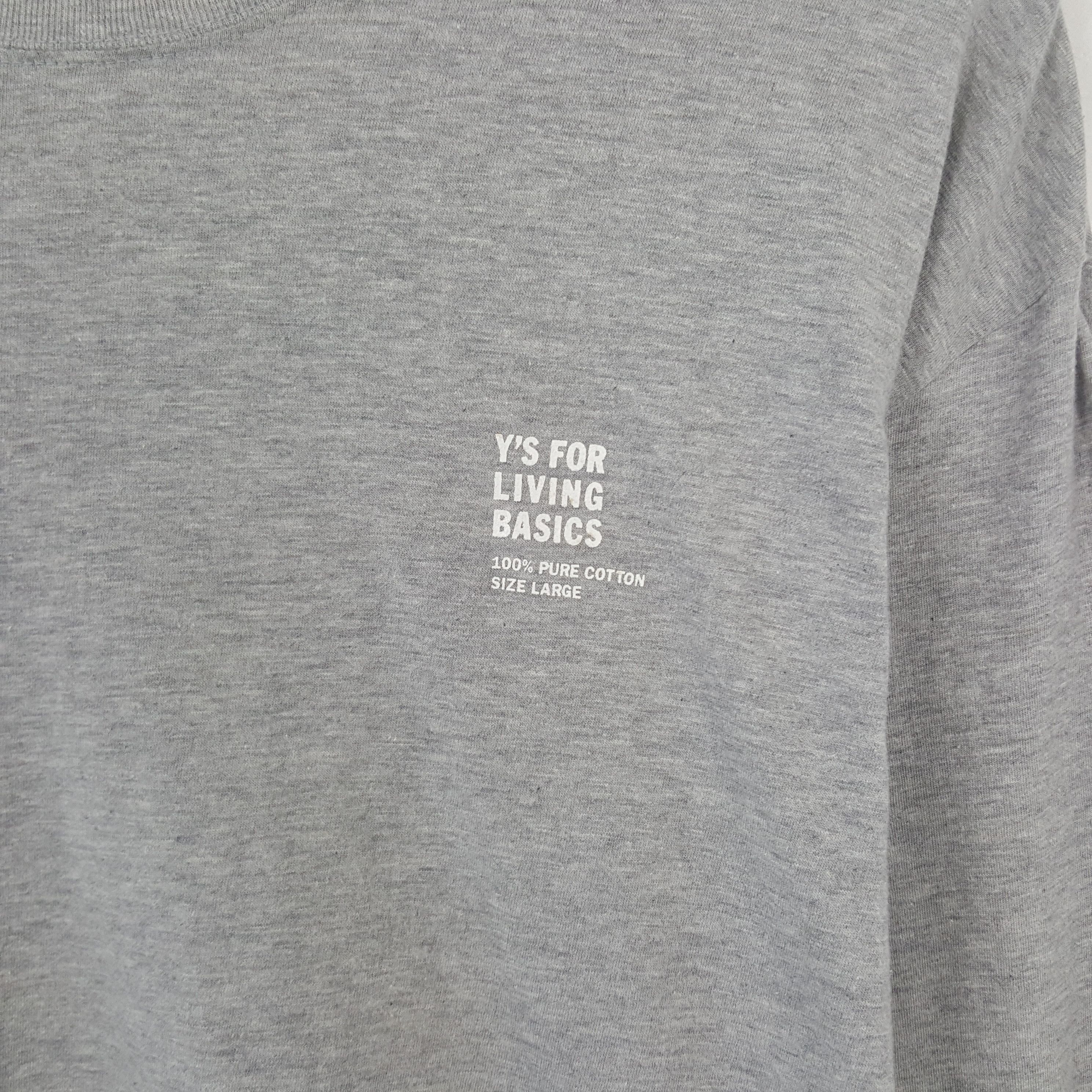 Japanese Brand × Vintage × Yohji Yamamoto Vintage Y's For Living by Yohji Yamamoto Tshirt Size US L / EU 52-54 / 3 - 2 Thumbnail
