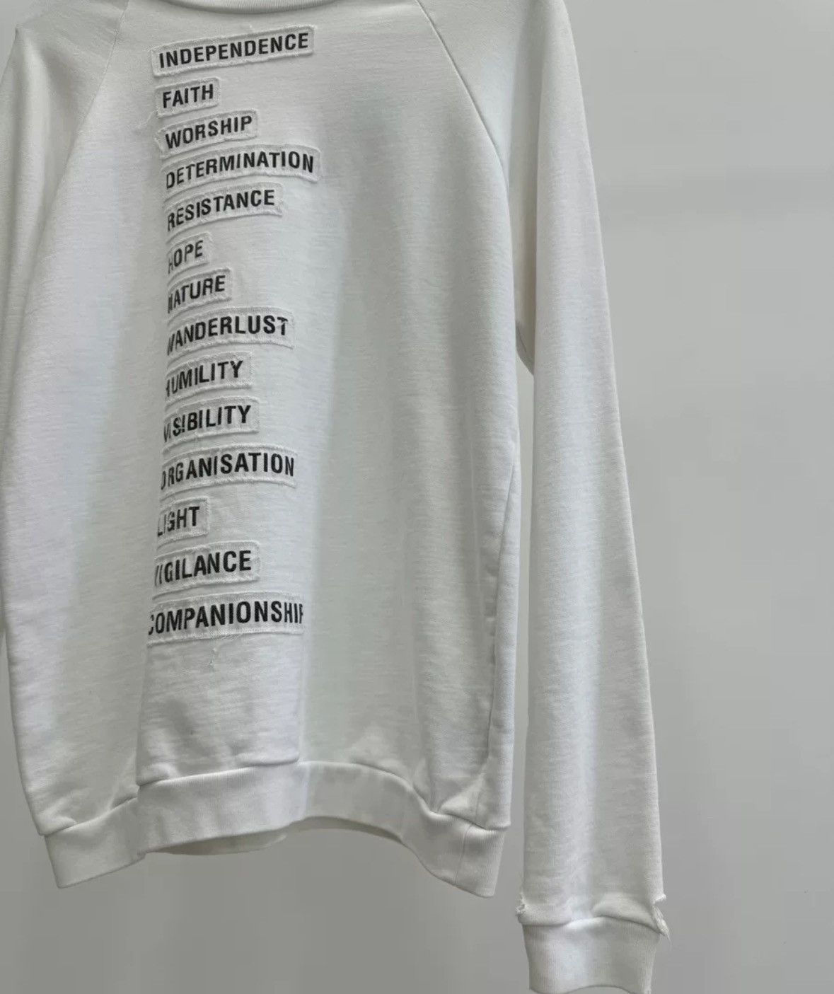 Raf Simons RAF SIMONS Redux sticker slogan hoodie2412-Nextarrow Size US S / EU 44-46 / 1 - 4 Thumbnail