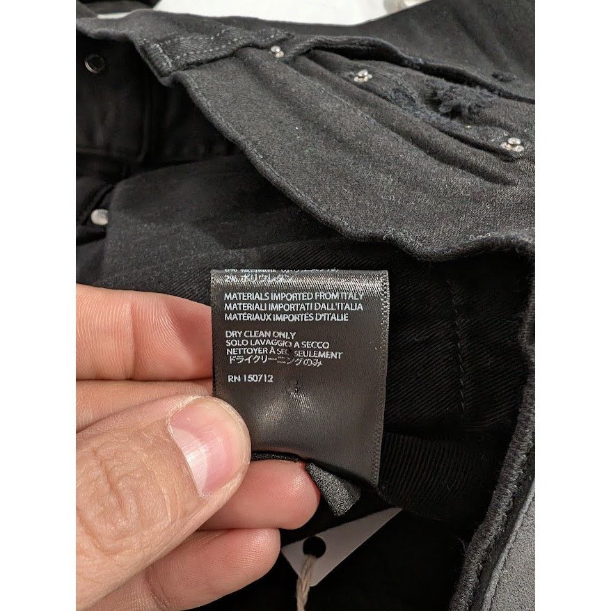 Amiri o1rshd1 Crystal Painted Pants in Black Size US 32 / EU 48 - 19 Thumbnail