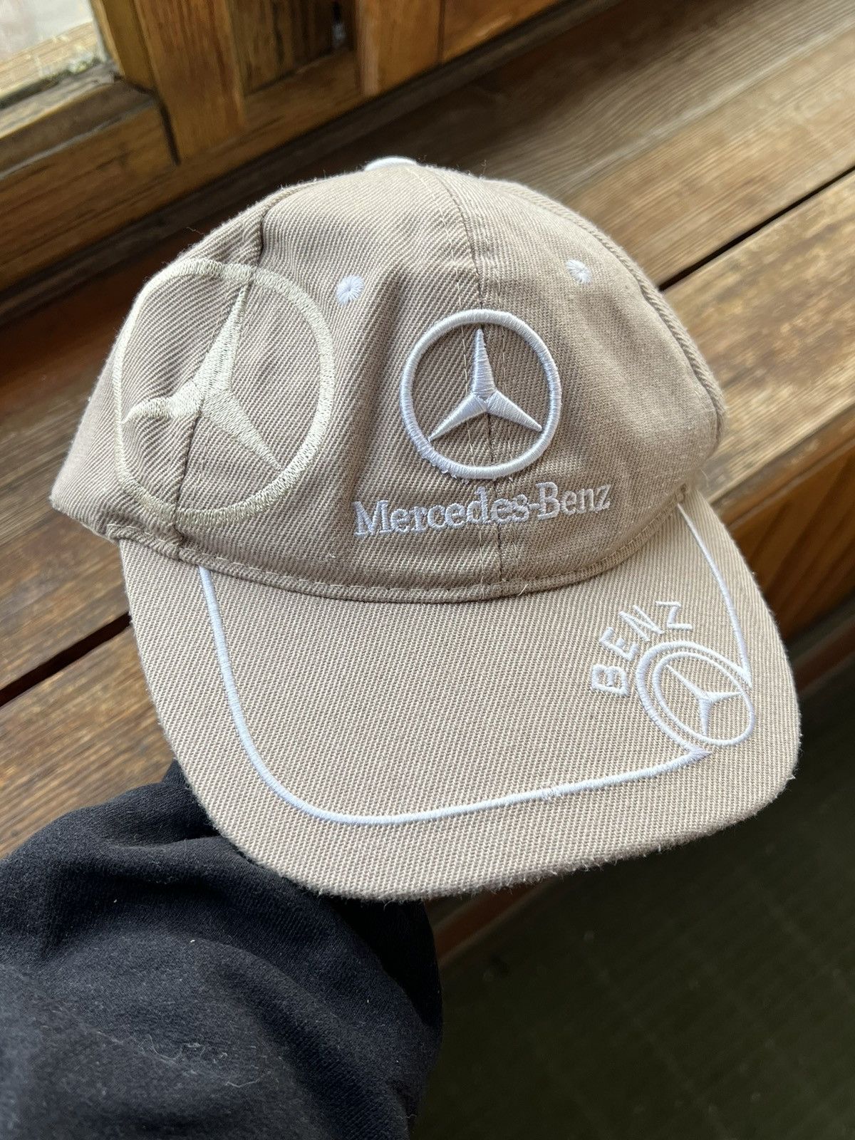 Other Vintage Y2K Mercedes Benz Hat Racing Cap Size ONE SIZE - 1 Thumbnail