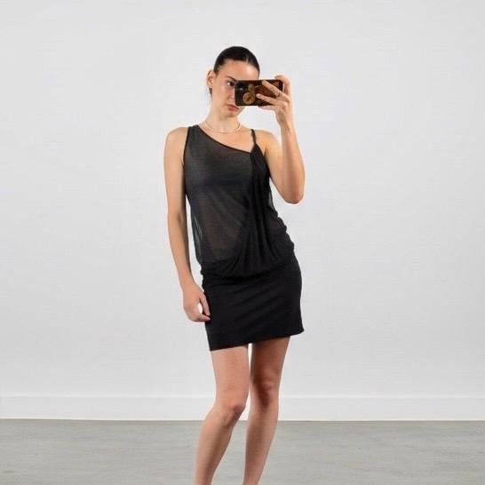 Other The Cop Copine Draped Mesh Dress Size ONE SIZE - 2 Thumbnail