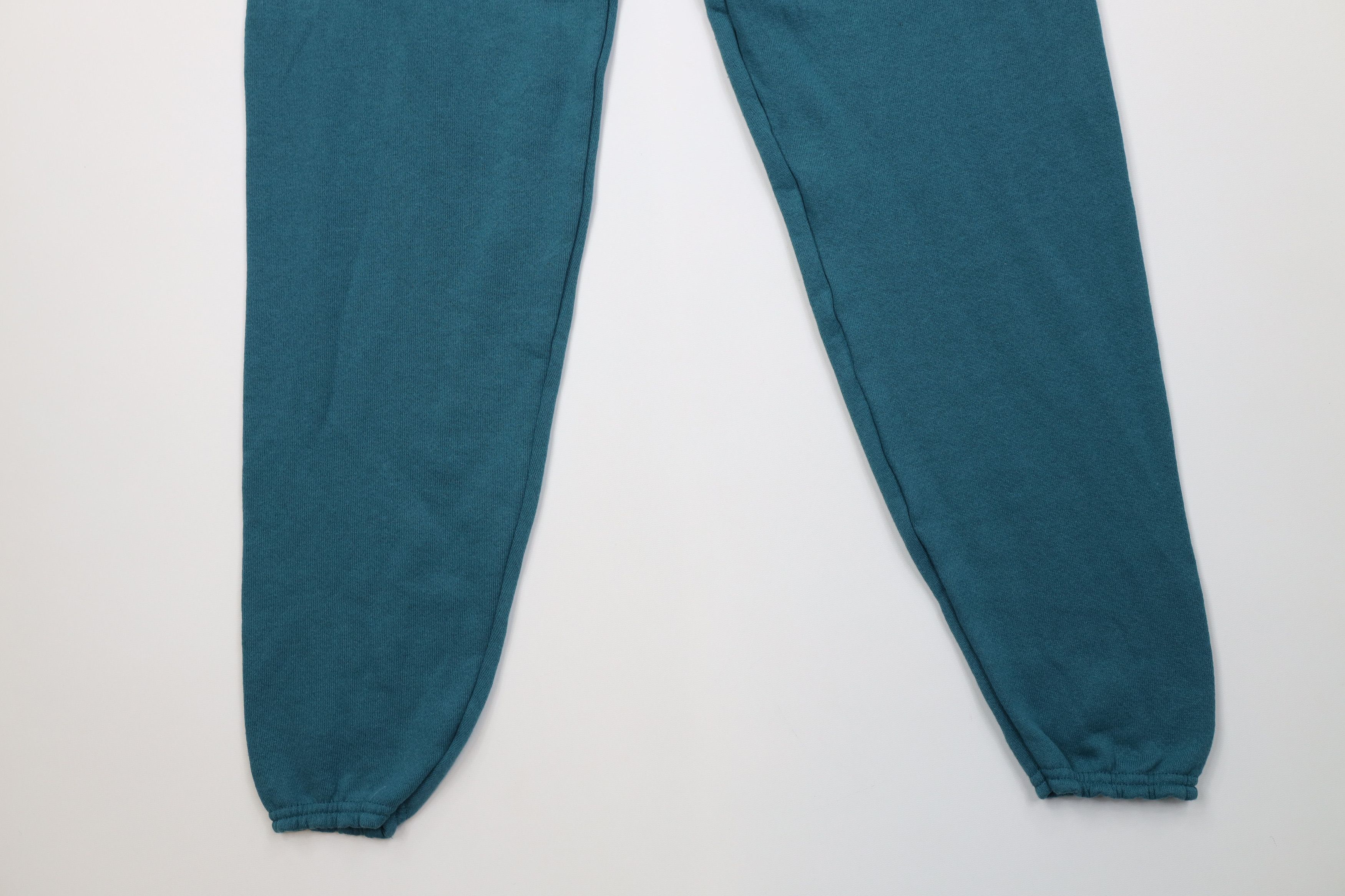 Vintage Deadstock Vintage 90s Streetwear Sweatpants Joggers Teal USA Size US 34 / EU 50 - 11 Thumbnail