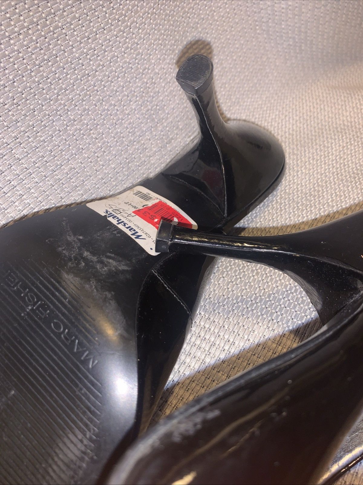 Marc Fisher Marc Fisher black size 11 sling back patent leather Size US 11 / IT 41 - 14 Thumbnail