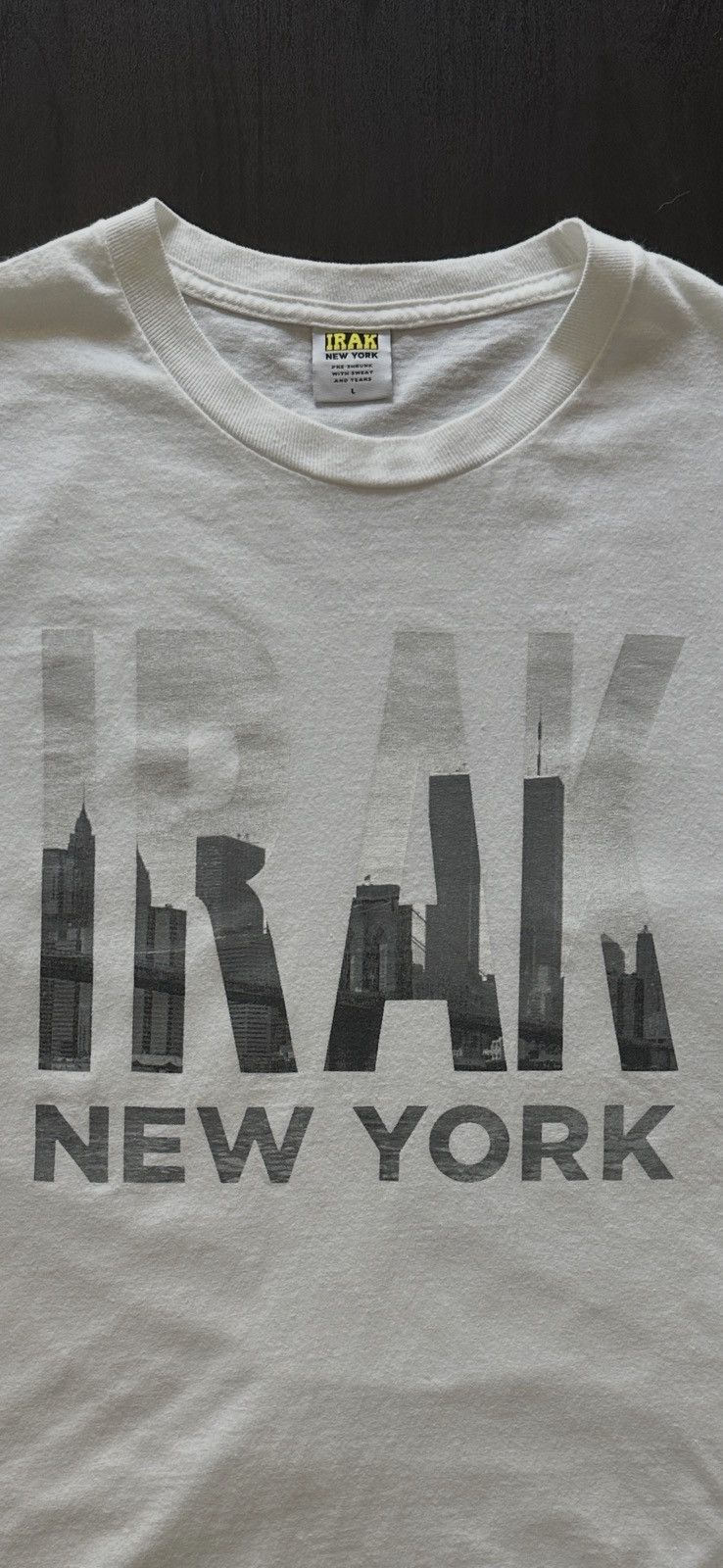 IRAK IRAK New York “Bring The Towers Back” Tee Size US L / EU 52-54 / 3 - 5 Thumbnail