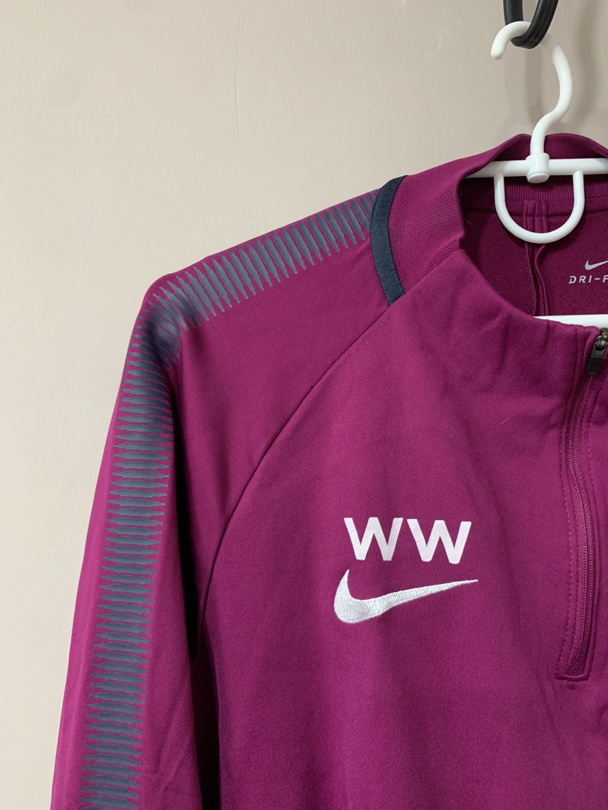 Nike Manchester City 1/3 Zip Football Sweatshirt Nike Soccer Size US L / EU 52-54 / 3 - 4 Thumbnail