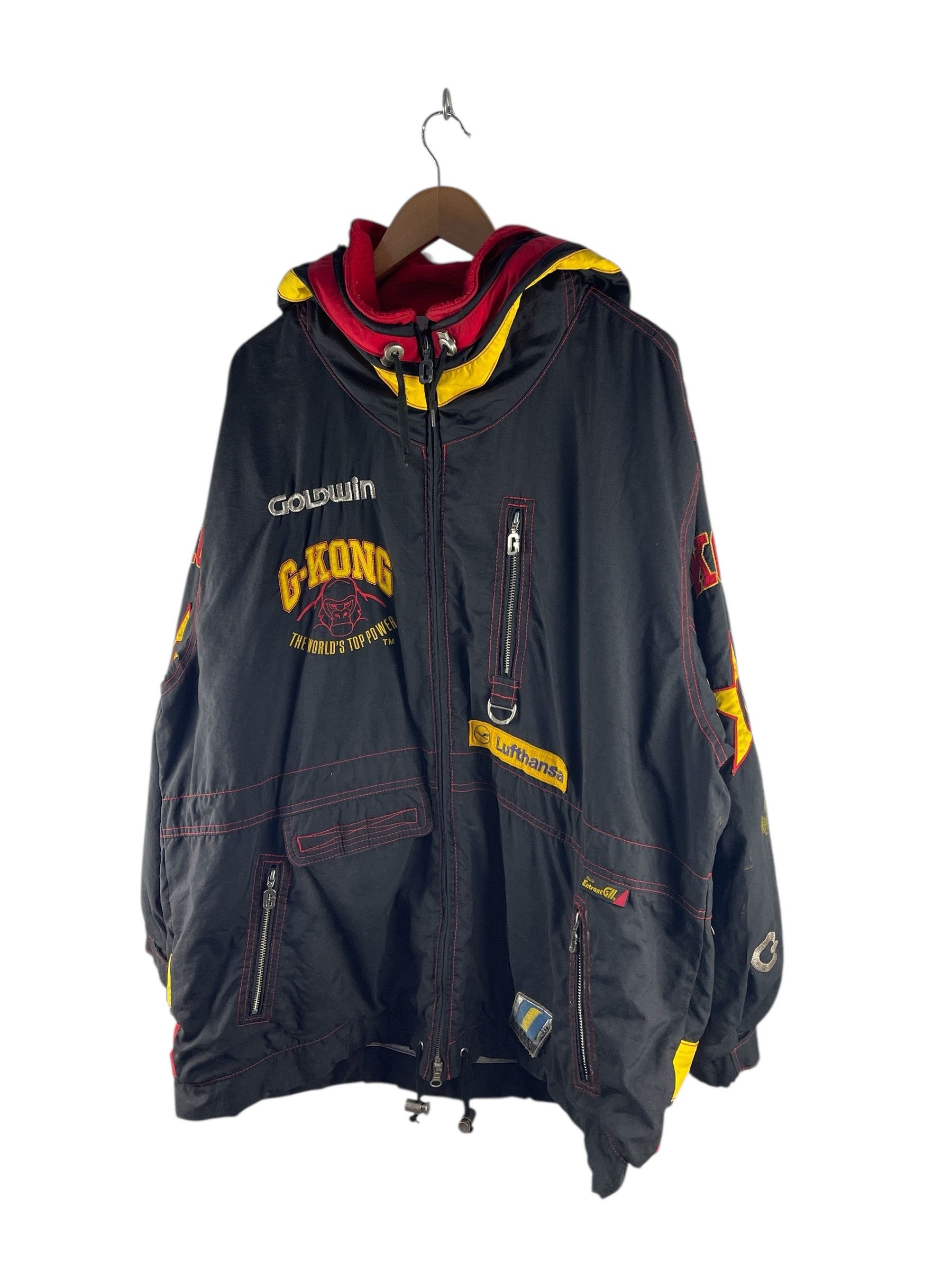 Goldwin Vintage G Kong by Goldwin Ski Hooded Jacket Size US L / EU 52-54 / 3 - 4 Thumbnail