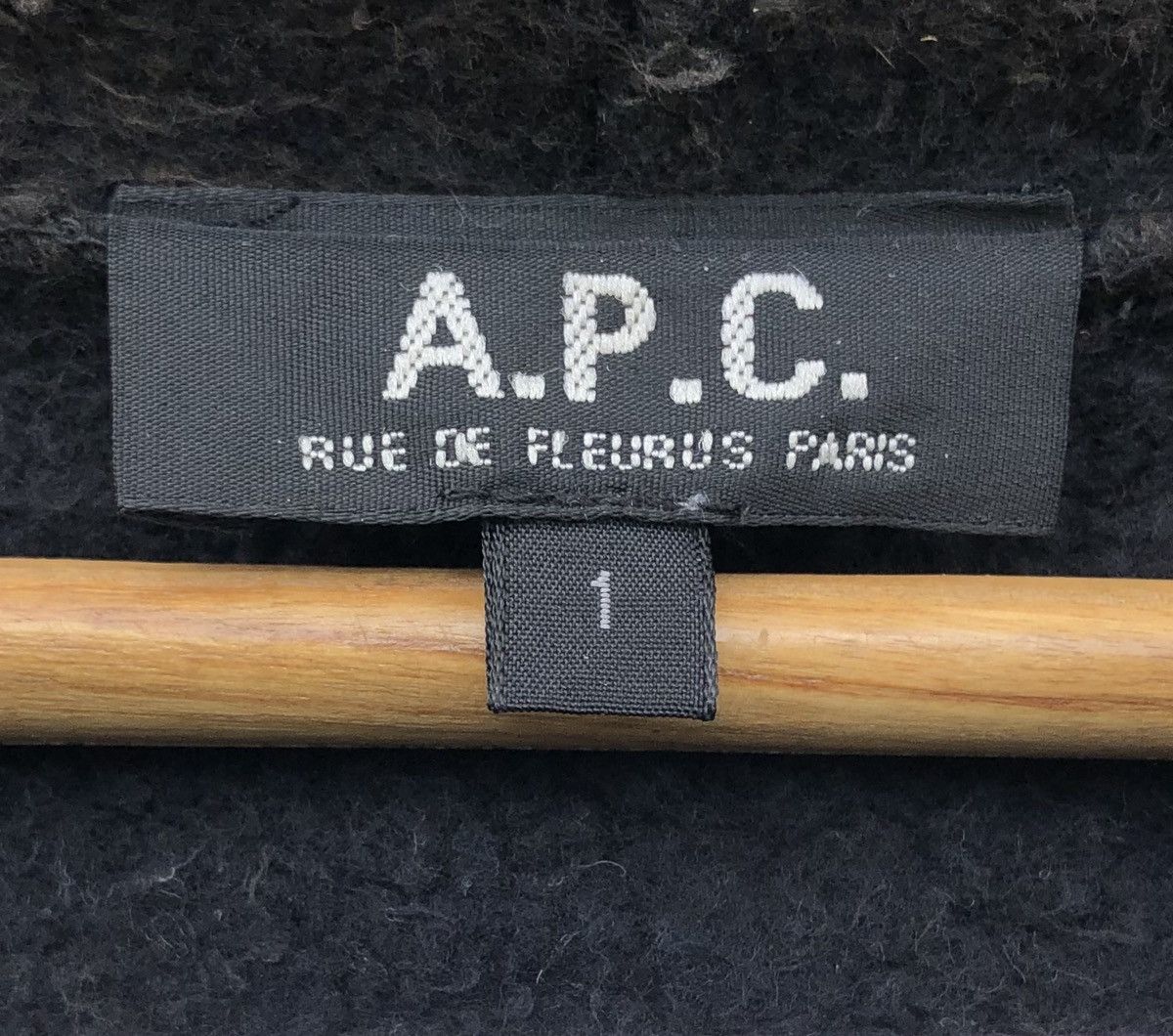 A.P.C. Vintage A.P.C Plain Zipper Hoodie Sweatshirts/Jacket Size US M / EU 48-50 / 2 - 15 Thumbnail