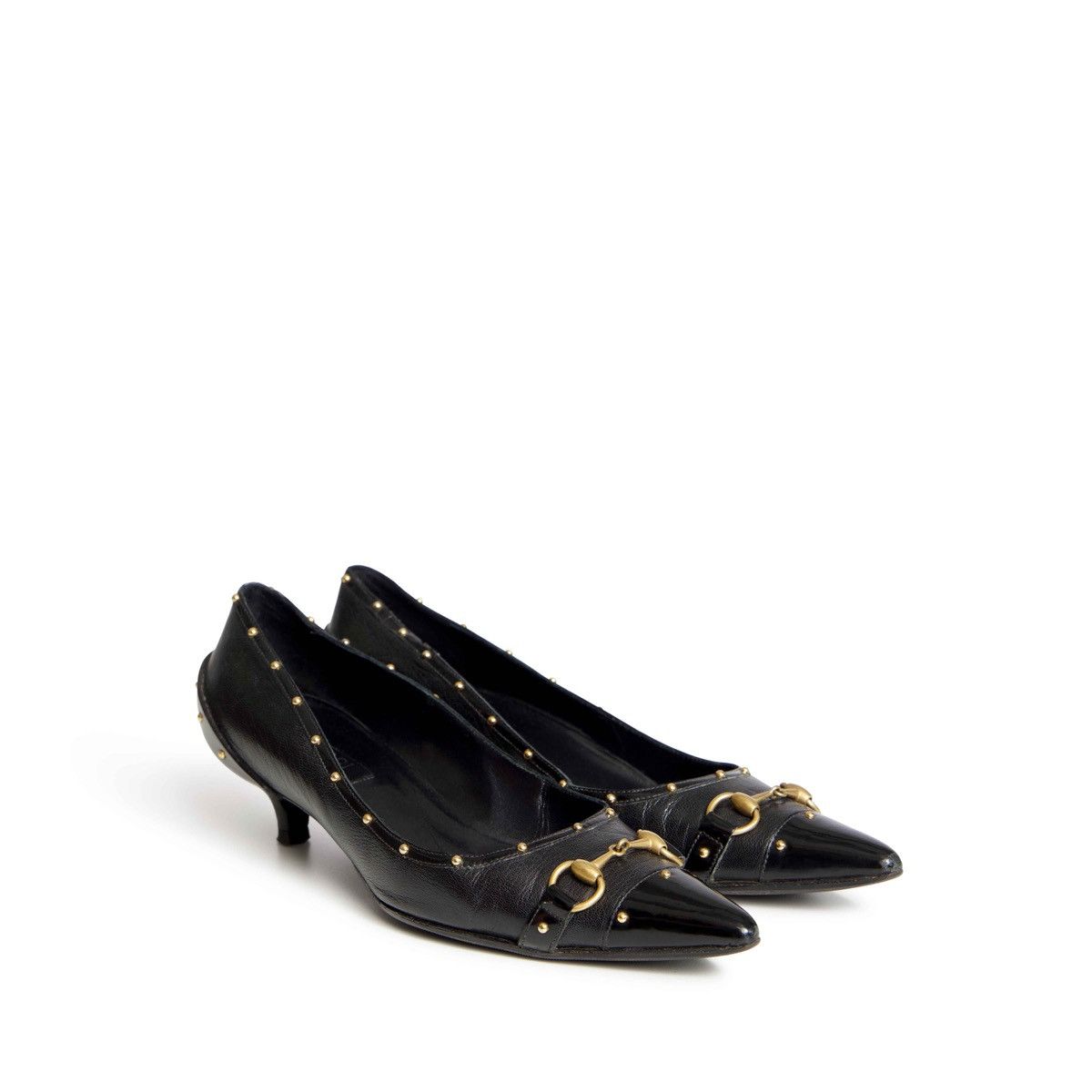 Gucci STUDEED HORSEBIT COURTS Size US 7.5 / IT 37.5 - 1 Thumbnail