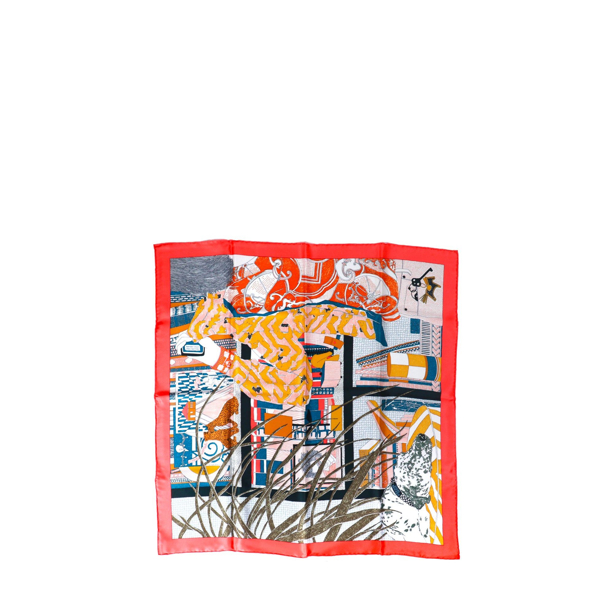image of Hermes - Carré 66 Rendez-Vous Hermès In Silk, Women's
