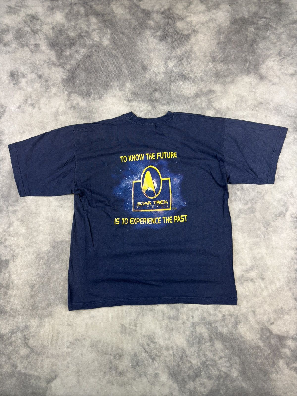 Vintage 90s Startrek 30 years movie graphic t shirt Japanese y2k Size US M / EU 48-50 / 2 - 1 Thumbnail