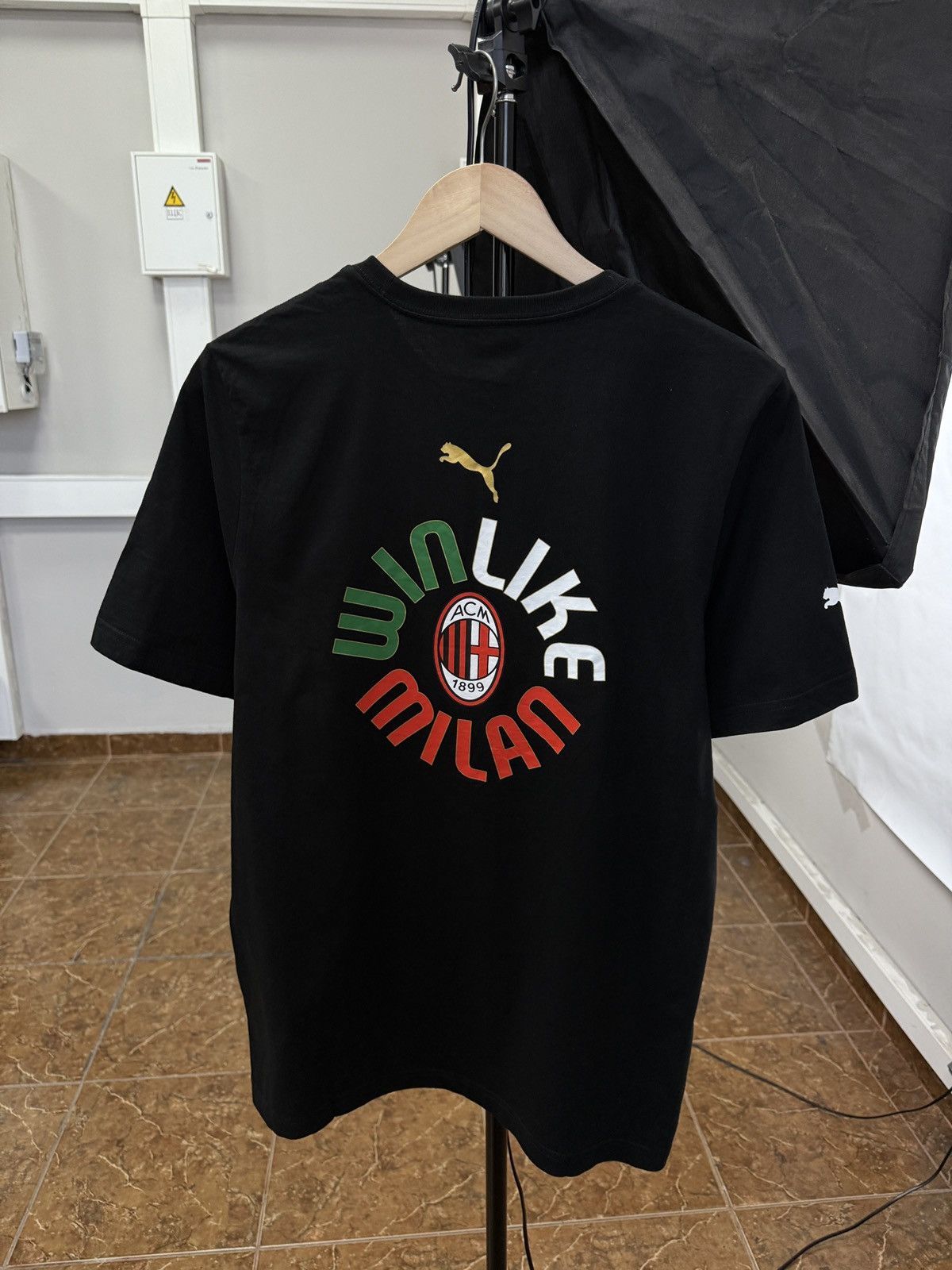 Puma 🇮🇹 Puma AC Milan 2021-22 Champions T Shirt Campioni D’Italia Size US L / EU 52-54 / 3 - 2 Thumbnail