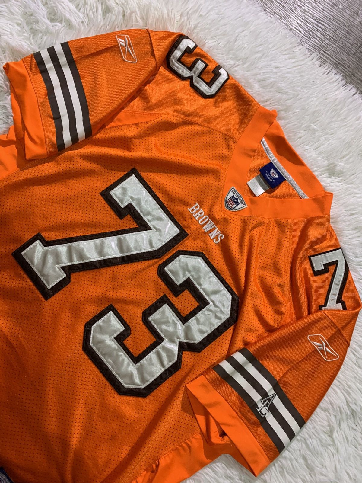 Reebok Cleveland Browns Joe Thomas #73 Football NFL Reebok Jersey Size US XL / EU 56 / 4 - 3 Thumbnail