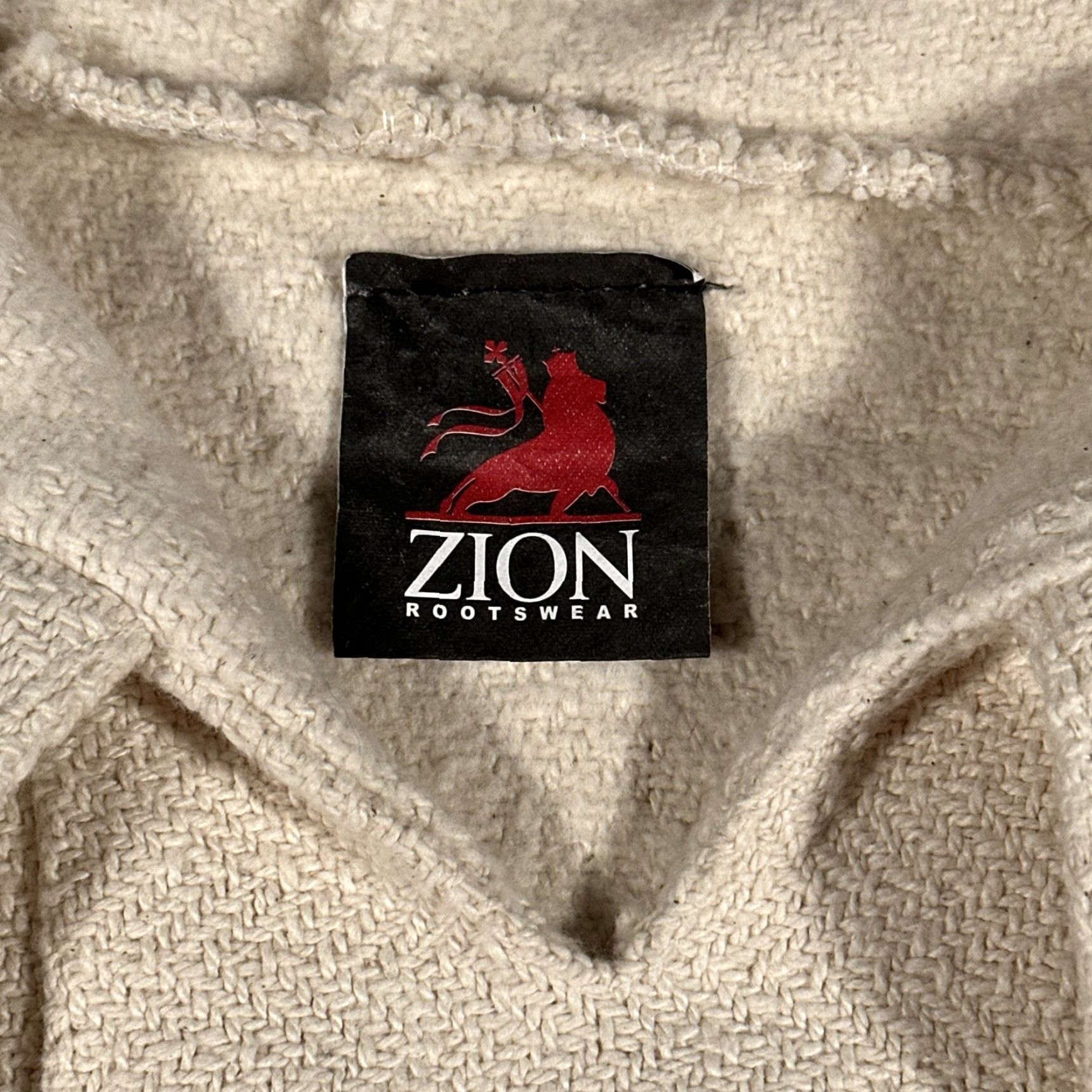 Vintage Bob Marley Hoodie Mens S Beige Baja Pullover Zion Rootswear Twill Cotton Crew Neck Hooded Graphic Print Kangaroo Pocket Long Sleeve Vintage: No Size US S / EU 44-46 / 1 - 4 Thumbnail