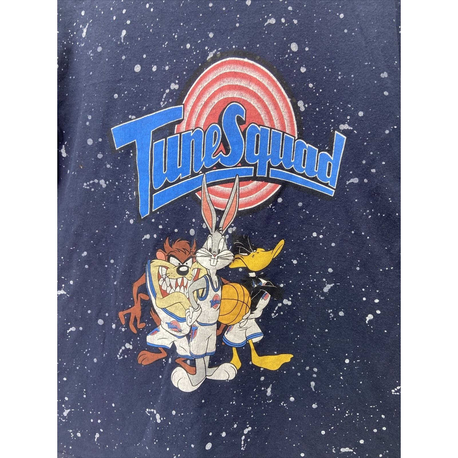 Warner Bros Tune Squad Paint Splatter Short Sleeve T-Shirt Size Med Size US M / EU 48-50 / 2 - 2 Thumbnail