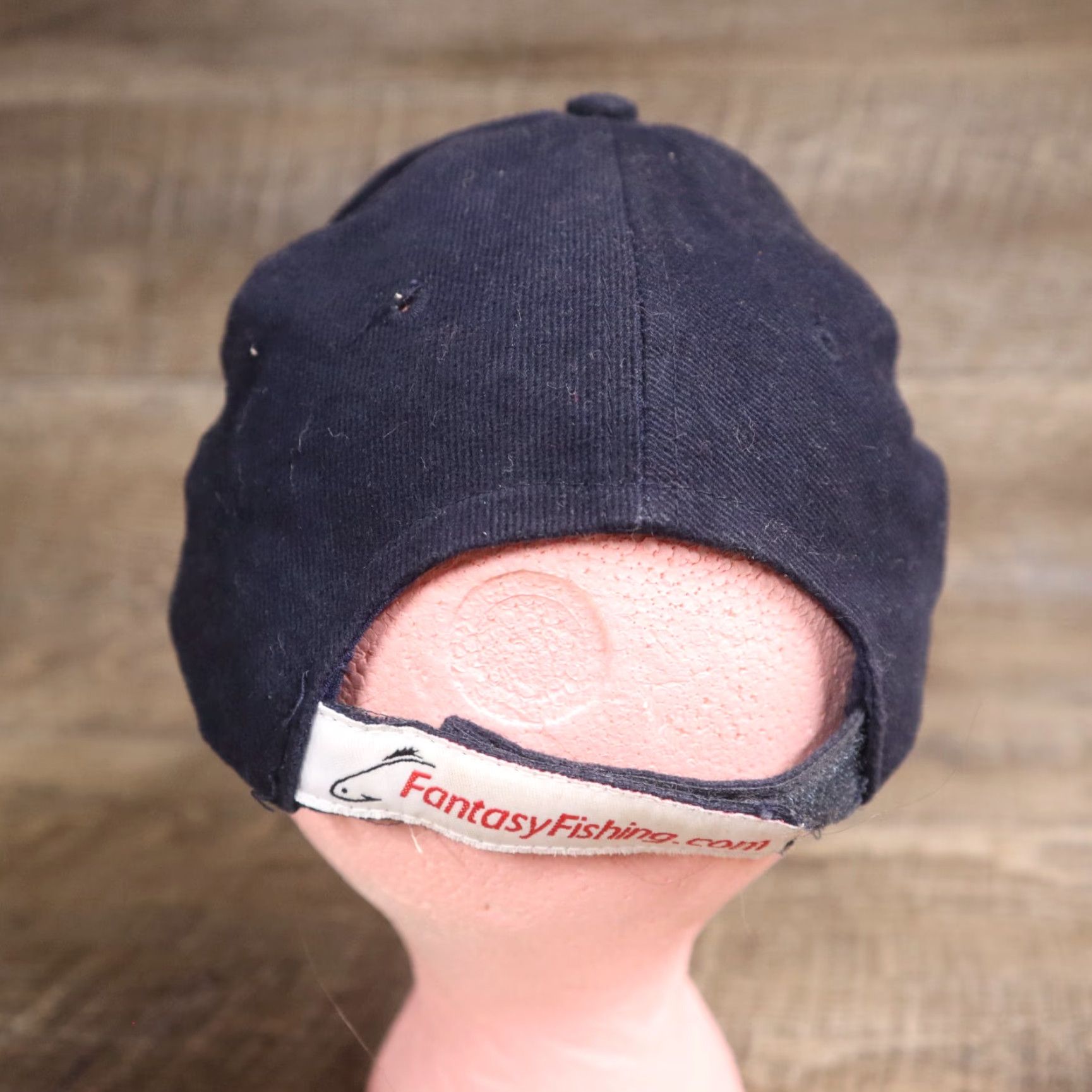 Vintage Fantasy Fishing Gear Website Strapback Hat Baseball Cap Men Adjustable Blue Nike? Size ONE SIZE - 3 Thumbnail