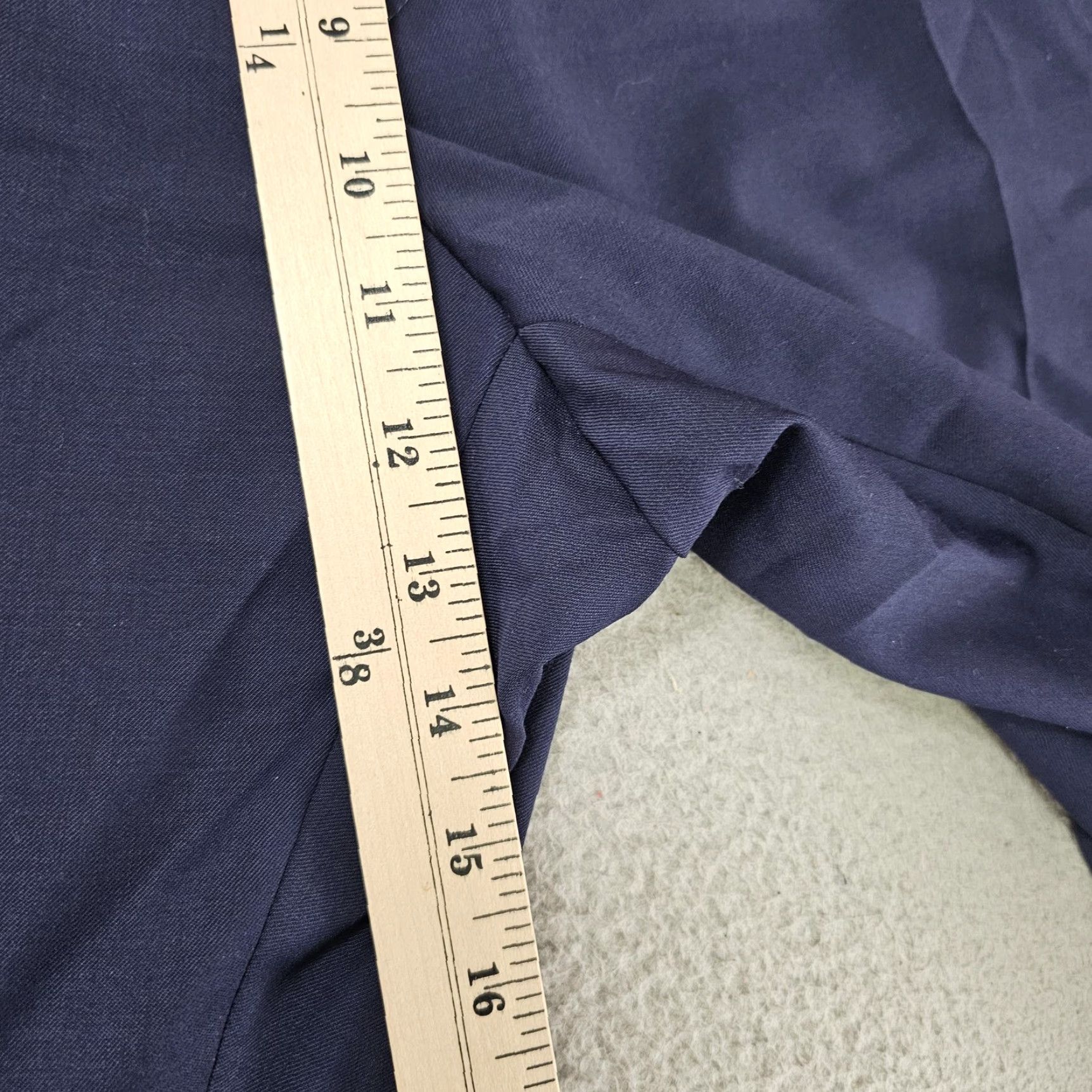 Tommy Hilfiger Tommy Hilfiger TH Flex Pants Mens 44x27 Navy Ryland Wool Stretch Dress Work Size US 44 / EU 60 - 6 Thumbnail