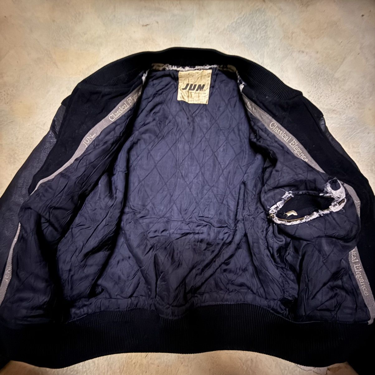 JUN MEN Vintage Jun Men Big Logo Leather Sleeves Varsity Jacket Size US M / EU 48-50 / 2 - 15 Thumbnail