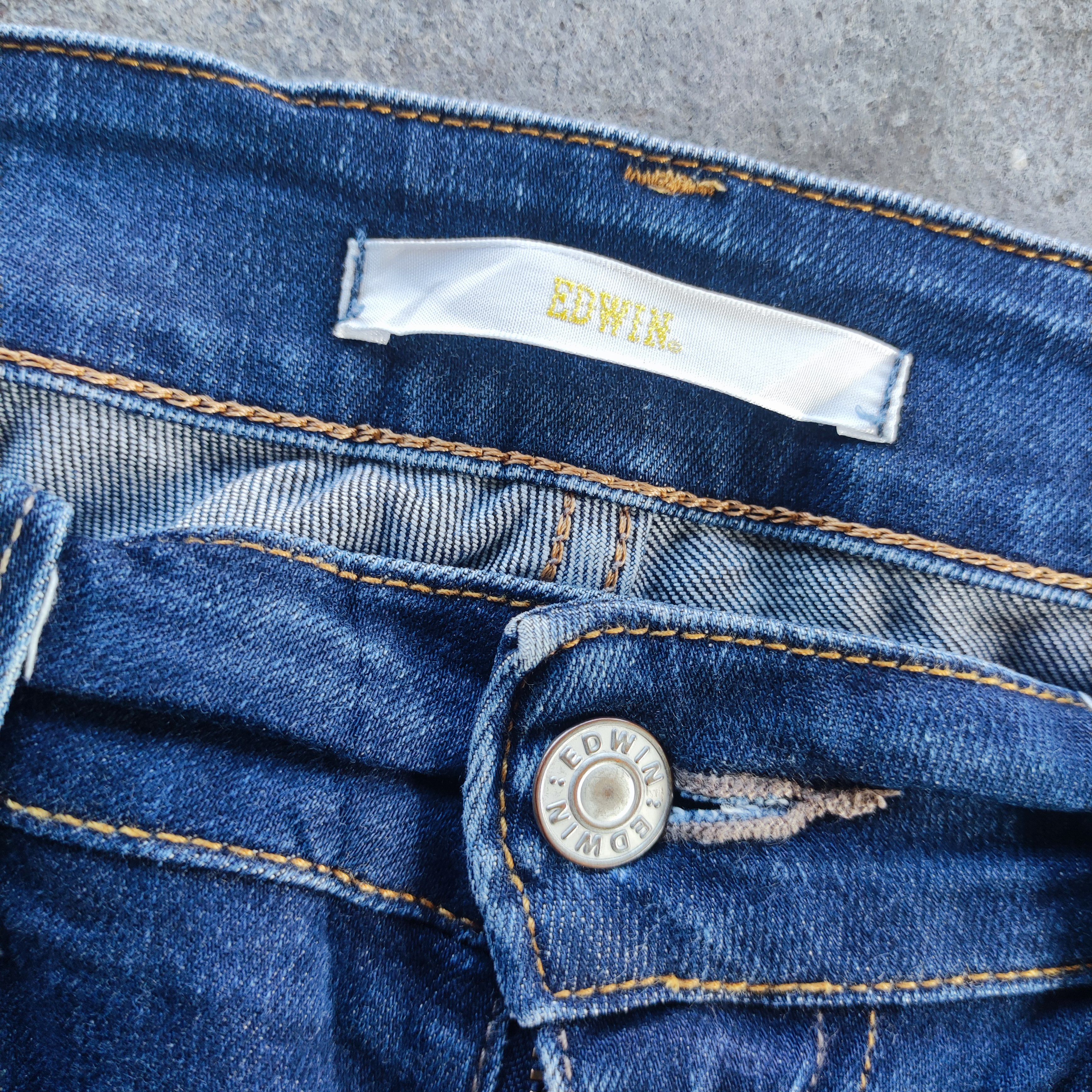 Edwin Vintage Edwin Brand Jeans Distressed Ripped Pants Size US 34 / EU 50 - 6 Thumbnail