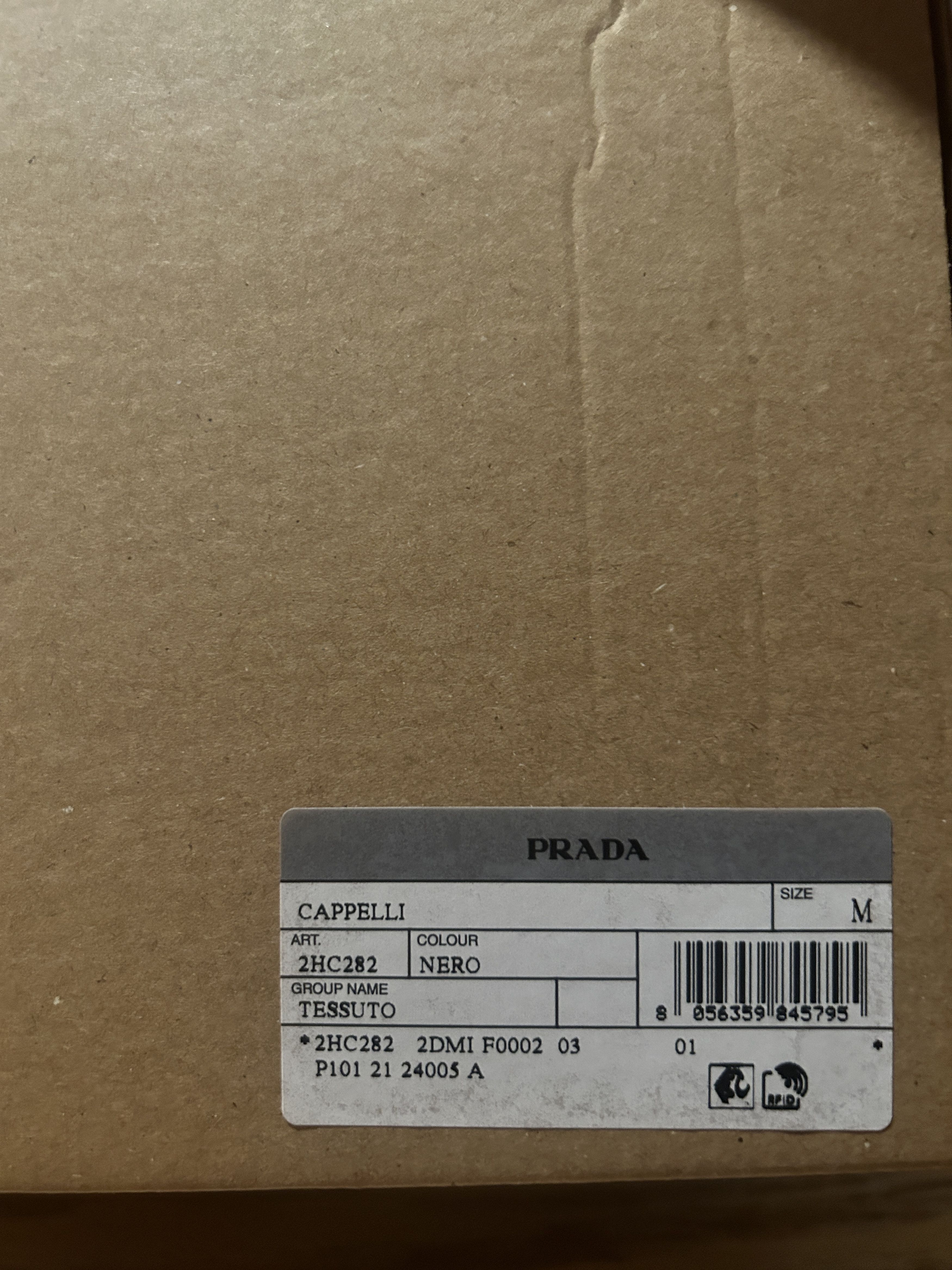 Prada (Medium) PRADA RE-NYLON POUCH BUCKET HAT BLACK Size ONE SIZE - 3 Thumbnail