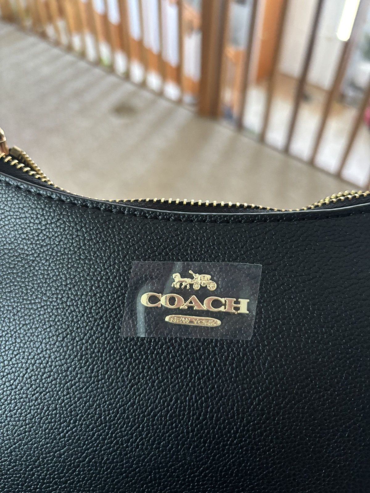 Coach Coach teri shoulder bag black with gold Size ONE SIZE - 2 Thumbnail