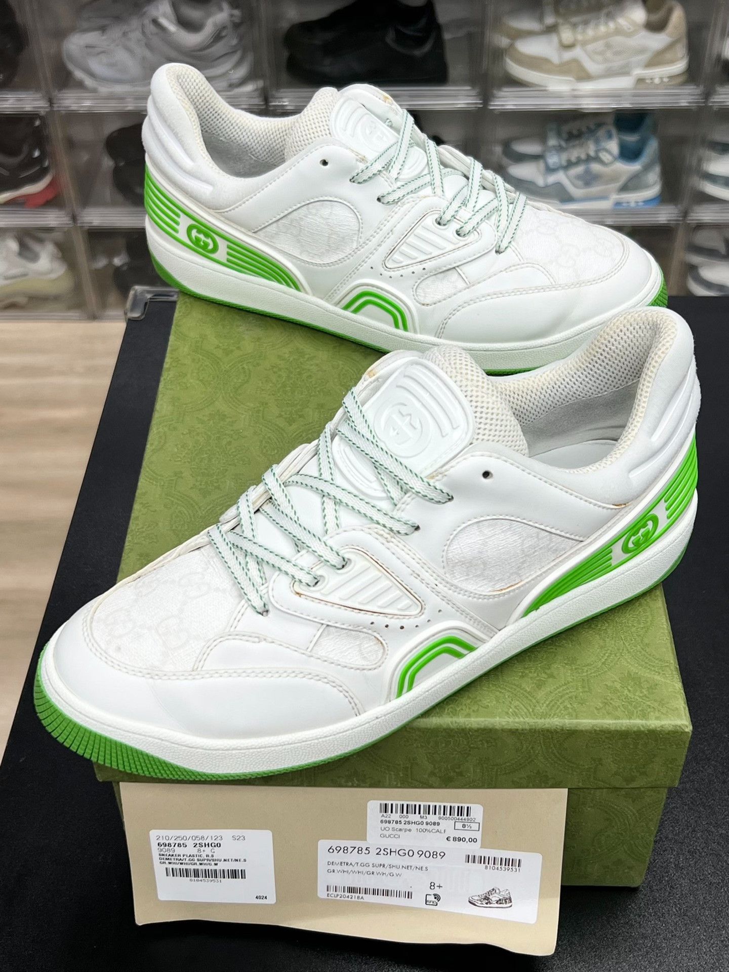 Gucci Gucci Green Lowtop Sneakers 9.5 Men Size US 9.5 / EU 42-43 - 1 Thumbnail