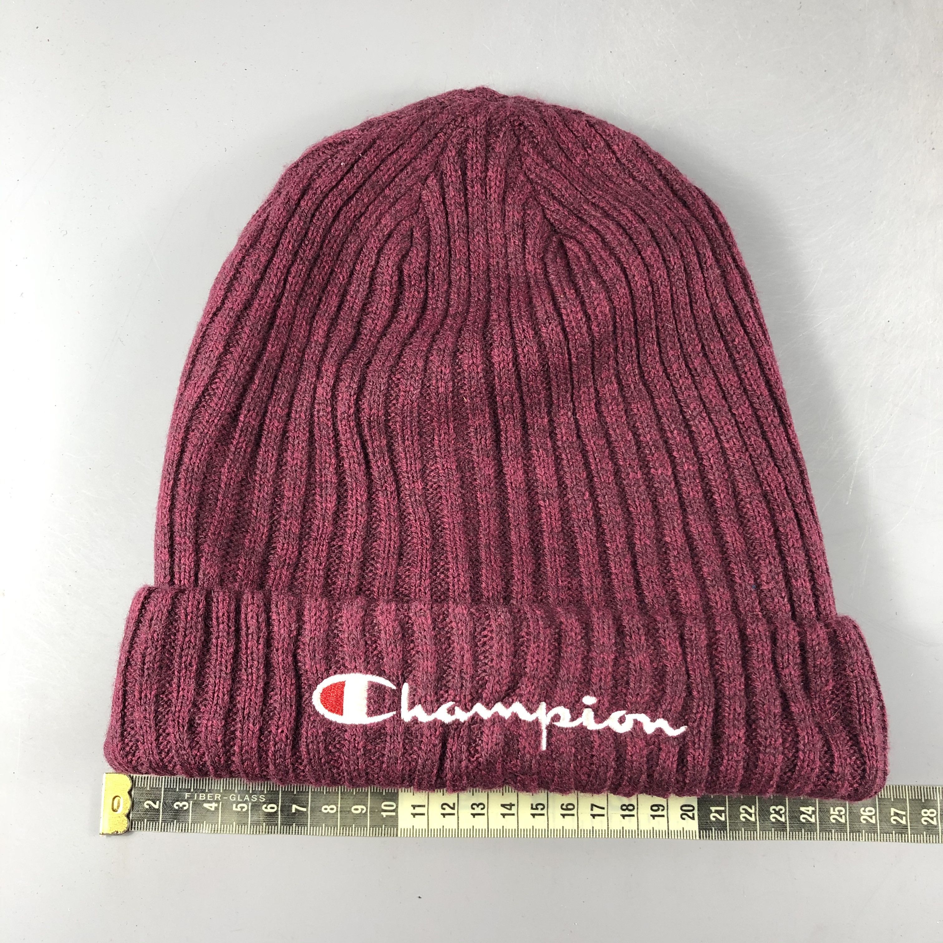 Champion × Vintage Champion Ribbed Beanie Snow Hat Snow Cap -D766 Size ONE SIZE - 3 Thumbnail