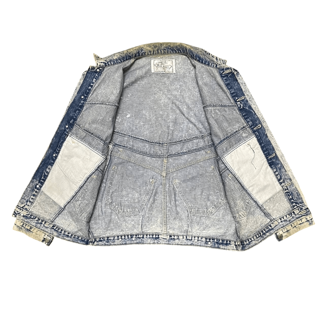 Japanese Brand Vintage Bell Scott Multi Pocket Denim Jacket Size US M / EU 48-50 / 2 - 12 Thumbnail