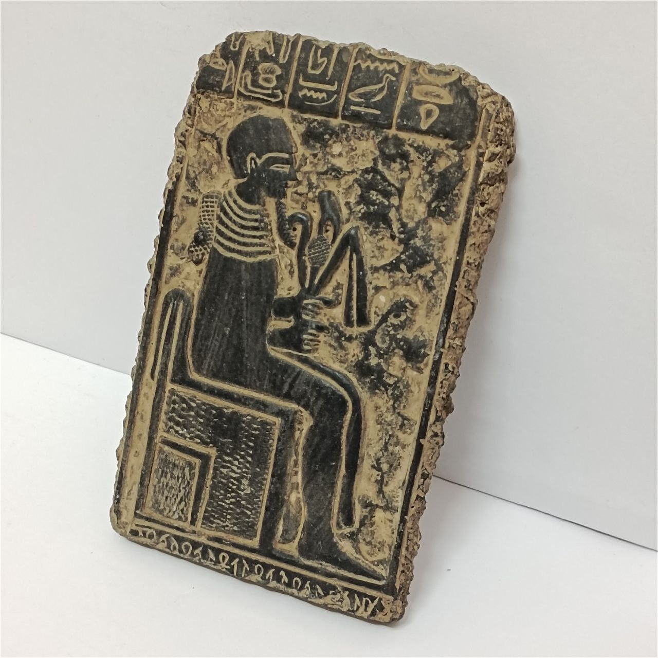 Handmade Ancient Egyptian wall plaque handmade vintage-style art Size ONE SIZE - 6 Thumbnail