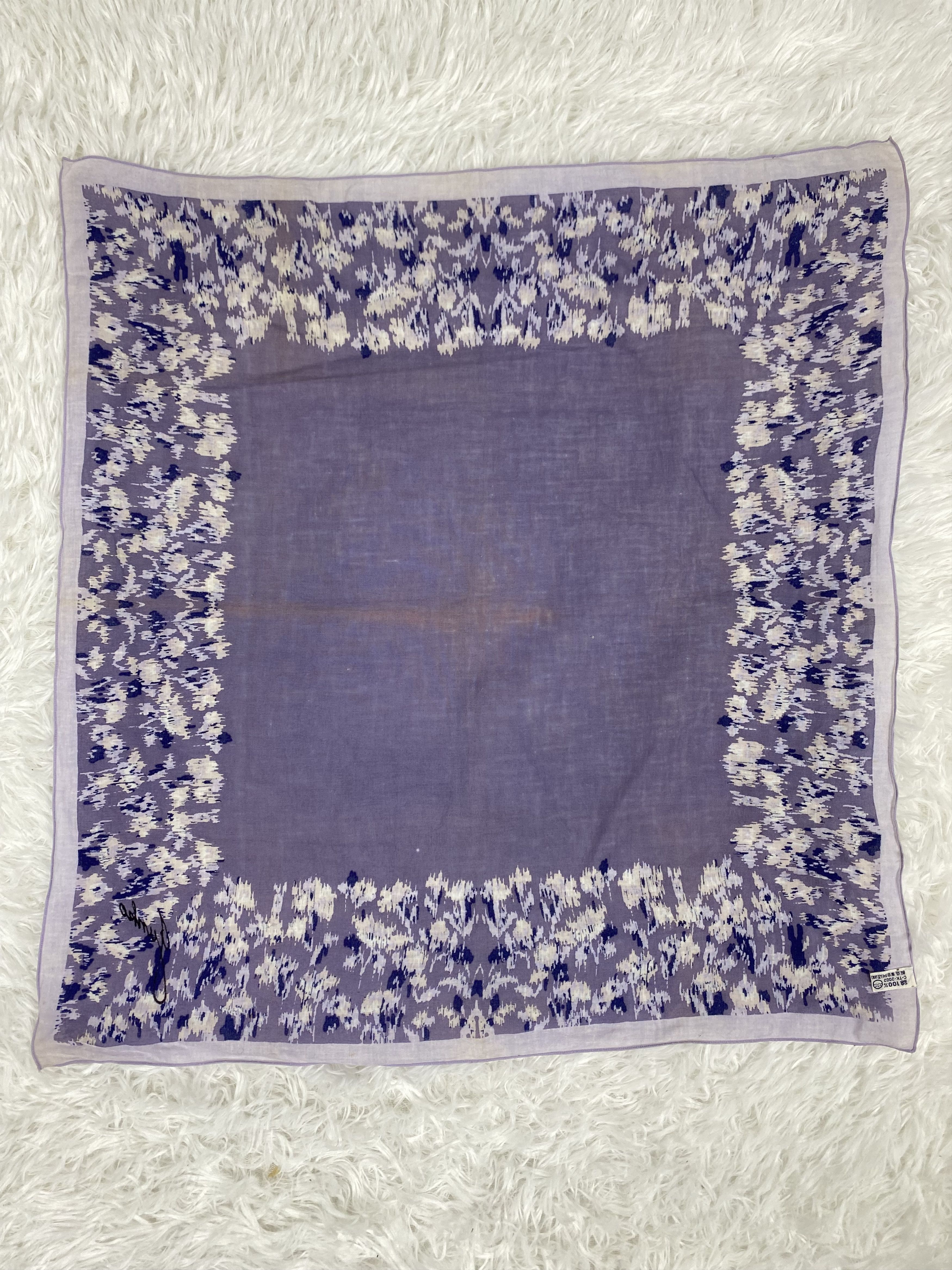 Junko Shimada Vintage Junko Shimada Handkerchief PH0146 Size ONE SIZE - 5 Thumbnail