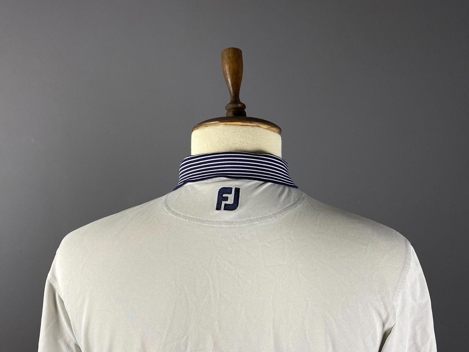 Fjallraven FJ Foot Joy Gray Nylon Sport Short Sleeve Polo Shirt Size M Size US M / EU 48-50 / 2 - 8 Thumbnail