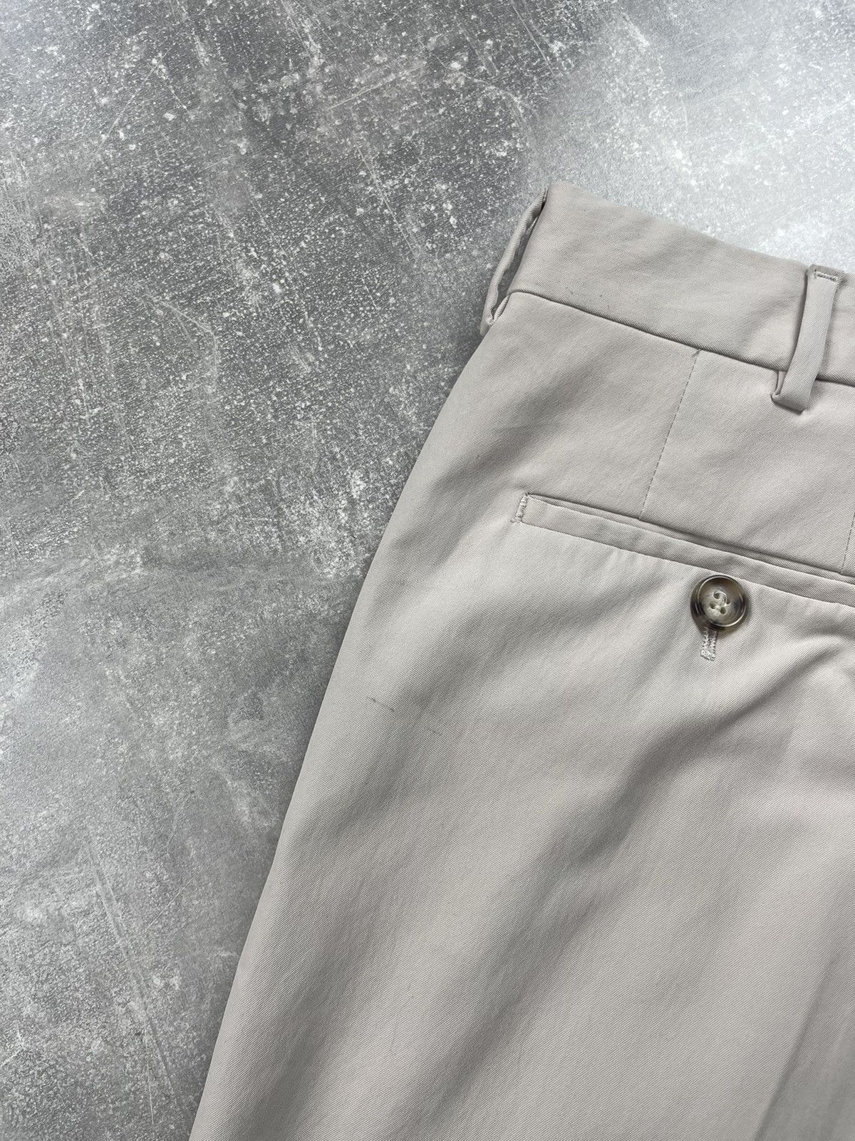Prada Prada Milano Women’s Pants Beige Slim Fit Cropped Trousers Size 30" / US 8 / IT 44 - 5 Thumbnail