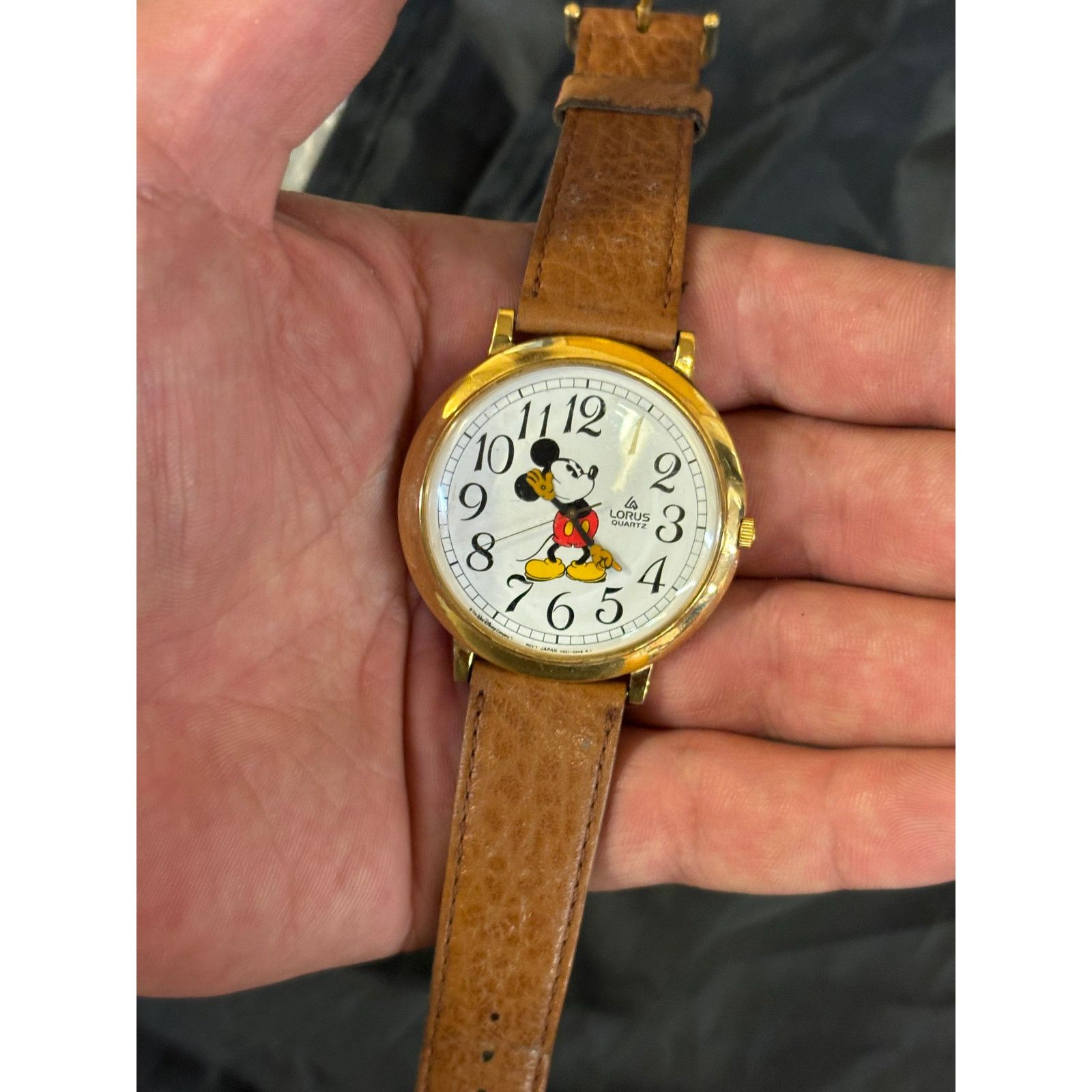 Seiko Vintage Lorus Micky Mouse Watch! New Battery! Size ONE SIZE - 3 Thumbnail