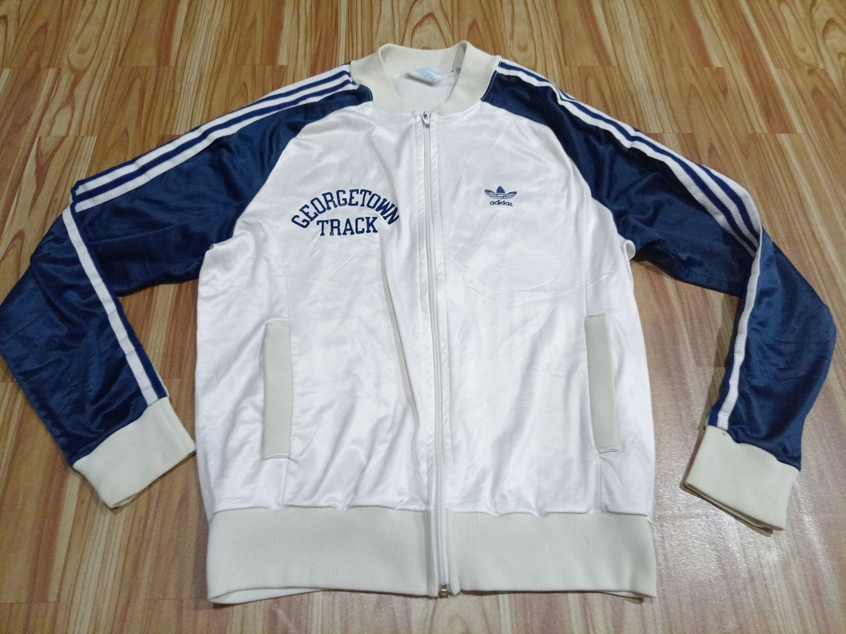 Adidas × Vintage Vintage Adidas atp Georgetown track hoyas jackets Size US M / EU 48-50 / 2 - 1 Thumbnail