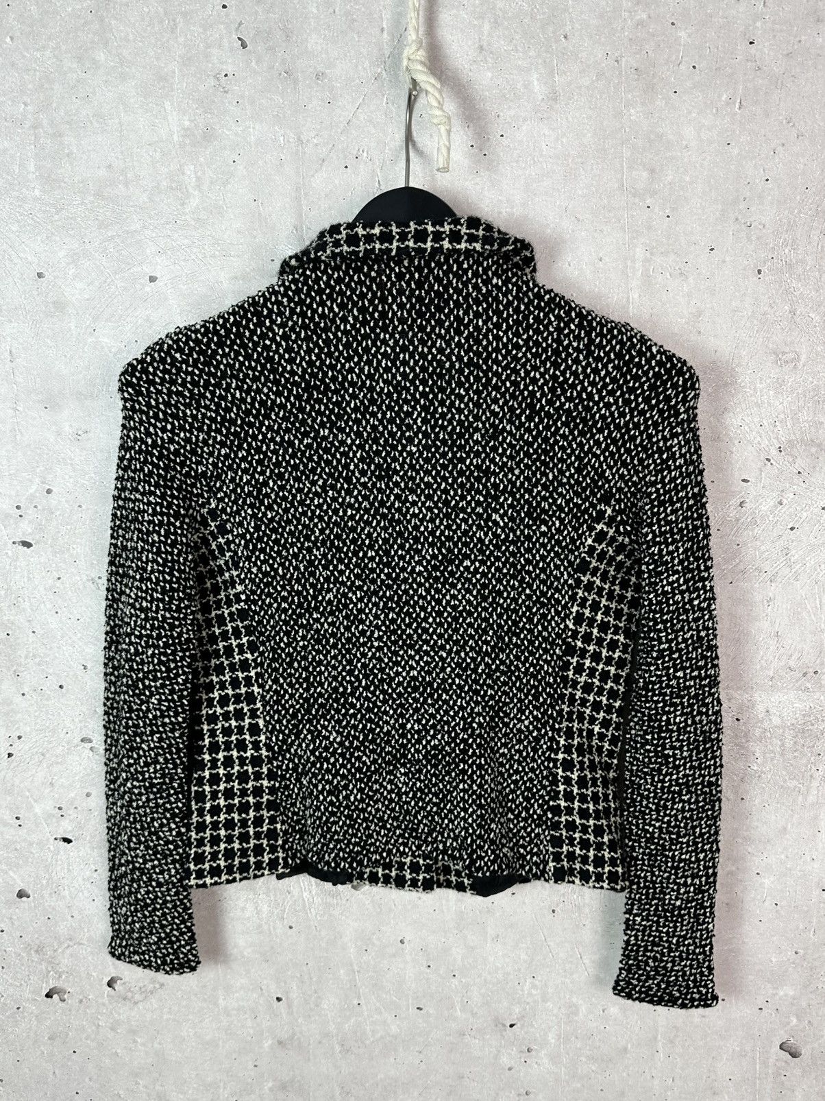 Other Gai Mattiolo Couture Made in Italy Wool Tweed Blazer Jacket Size M / US 6-8 / IT 42-44 - 8 Thumbnail