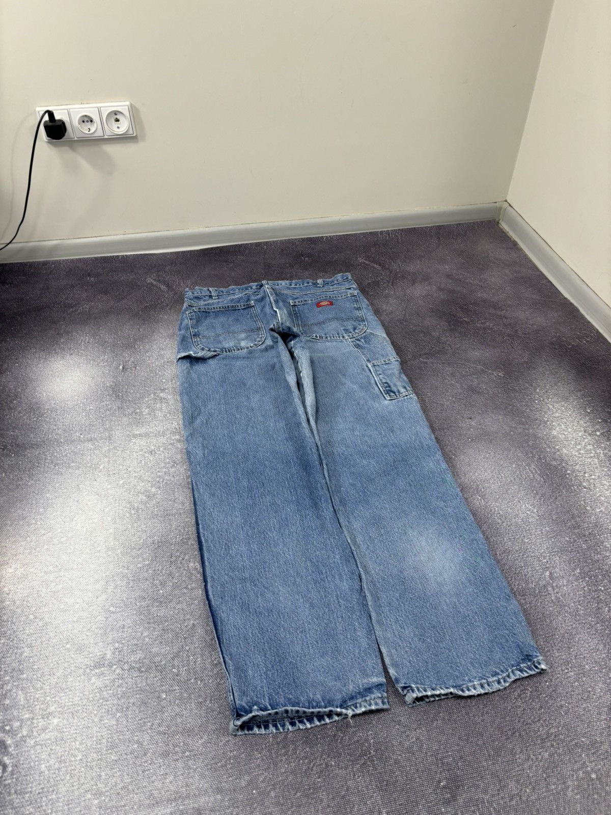 Dickies Vintage Dickies USA Workwear Faded Blue Denim Baggy Jeans Size US 36 / EU 52 - 3 Thumbnail