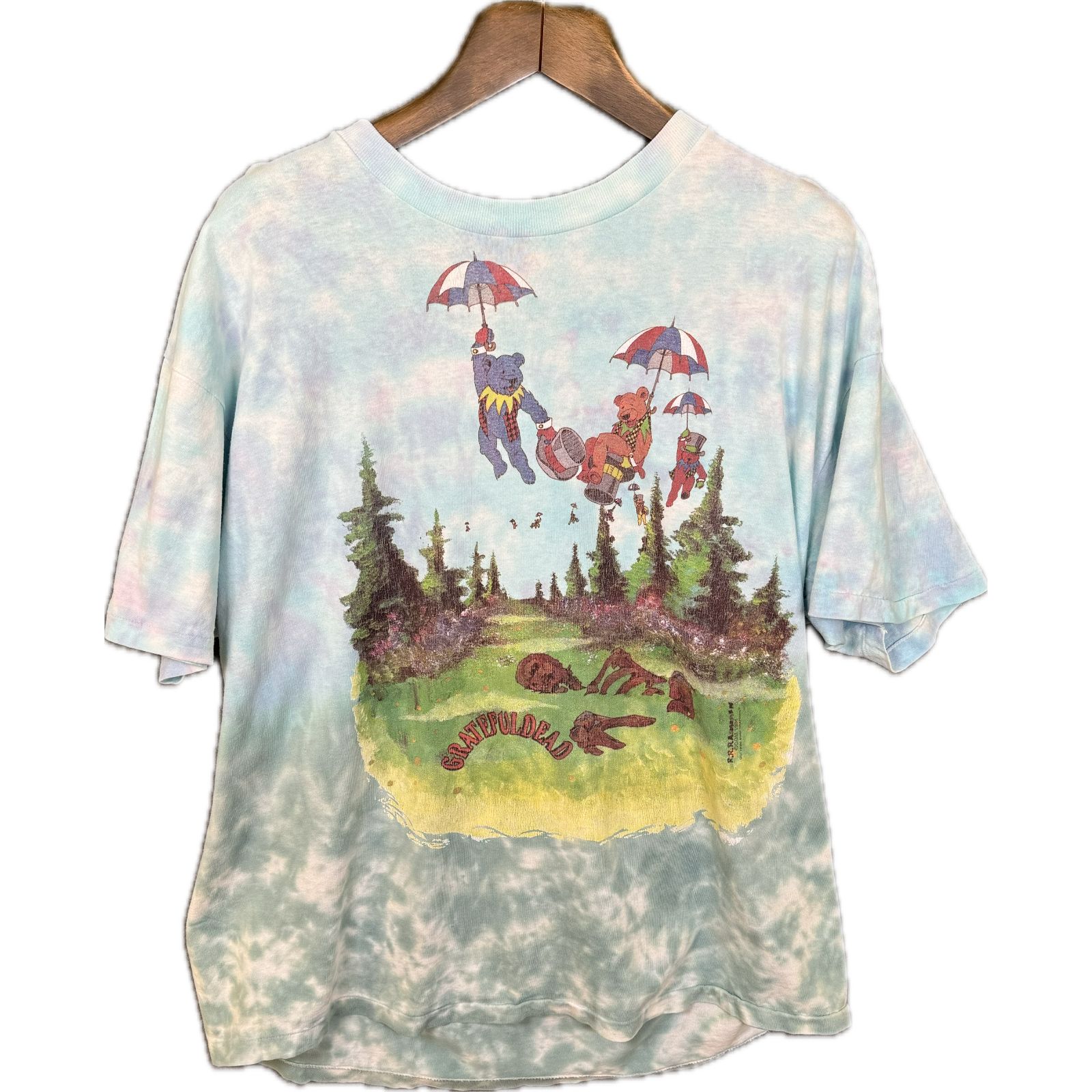 Grateful Dead Vintage 1994 Grateful Dead T Shirt Umbrella Bears GDM XL Size US XL / EU 56 / 4 - 1 Preview