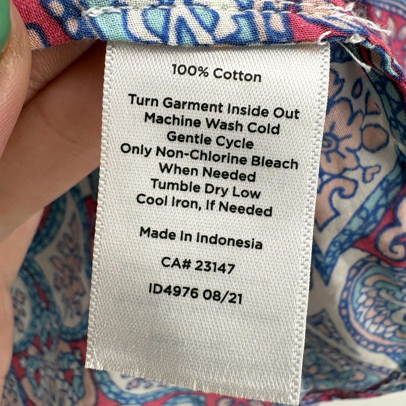 Talbots Talbots Shirt Womens M Multicolor Paisley Button-Up Long Sleeve NWT Boho Casual Size M / US 6-8 / IT 42-44 - 6 Thumbnail