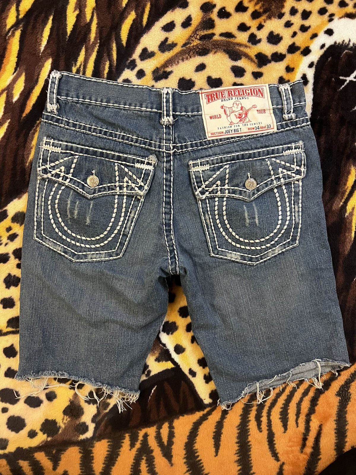 True Religion × Vintage Y2K True Religion Joey Big T Jorts(Jean
