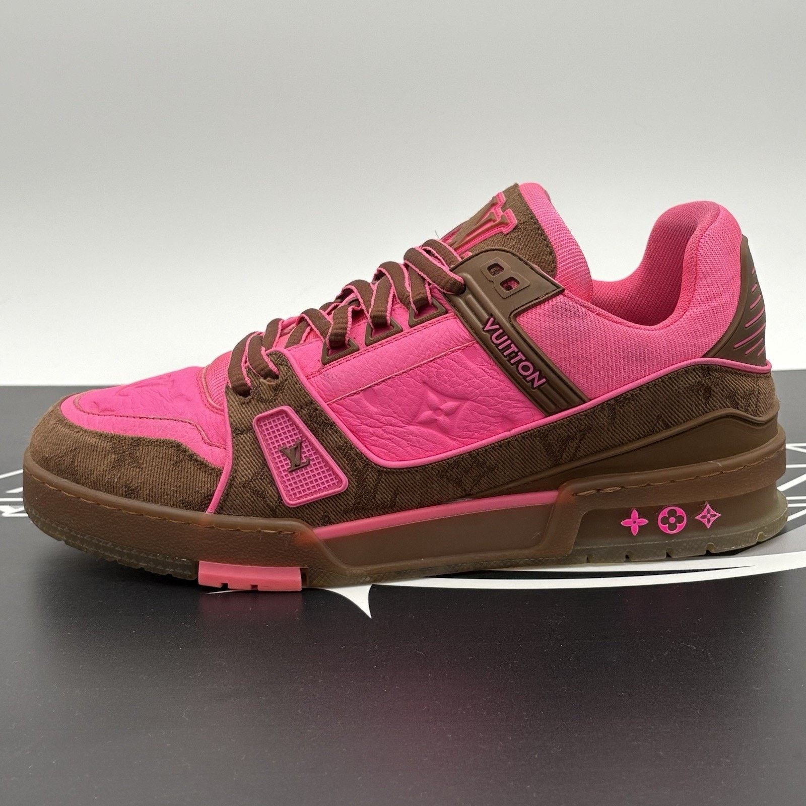 Louis Vuitton Louis Vuitton Trainer ' Pink Brown ' | GREAT CONDITION! Size US 9.5 / EU 42-43 - 8 Thumbnail