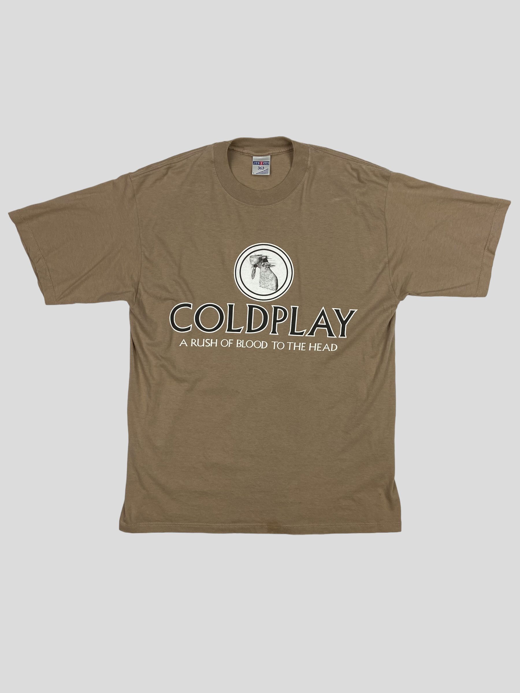 Band Tees COLDPLAY A RUSH OF BLOOD TO THE HEAD TEE 1990s - LOT № 14 Size US L / EU 52-54 / 3 - 10 Thumbnail