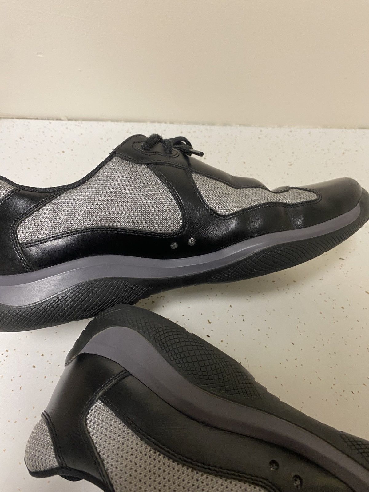 Prada Prada Americas Cup Sneakers Shoes Black Grey Size US 10 / EU 43 - 11 Thumbnail