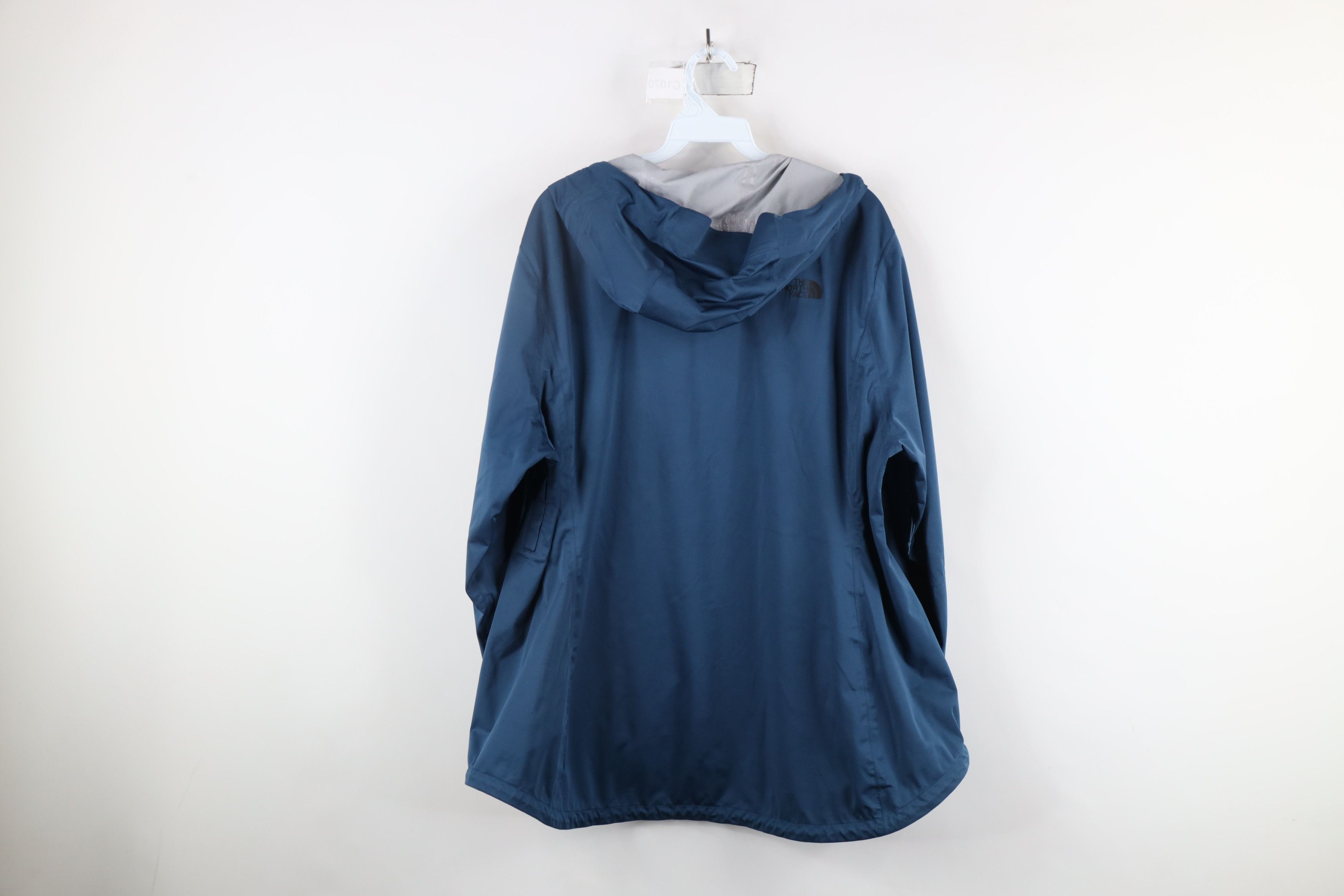The North Face × Vintage The North Face DryVent Waterproof Hooded Rain Jacket Blue Size XXL / US 16-18 / IT 52-54 - 14 Thumbnail