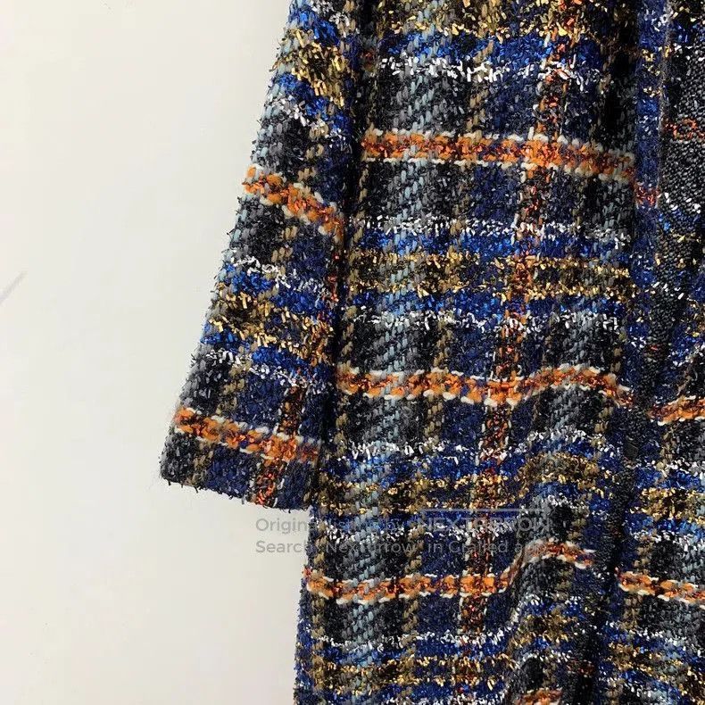 Chanel Chanel Tweed Plaid Wool Coat. Size US XS / EU 42 / 0 - 4 Thumbnail
