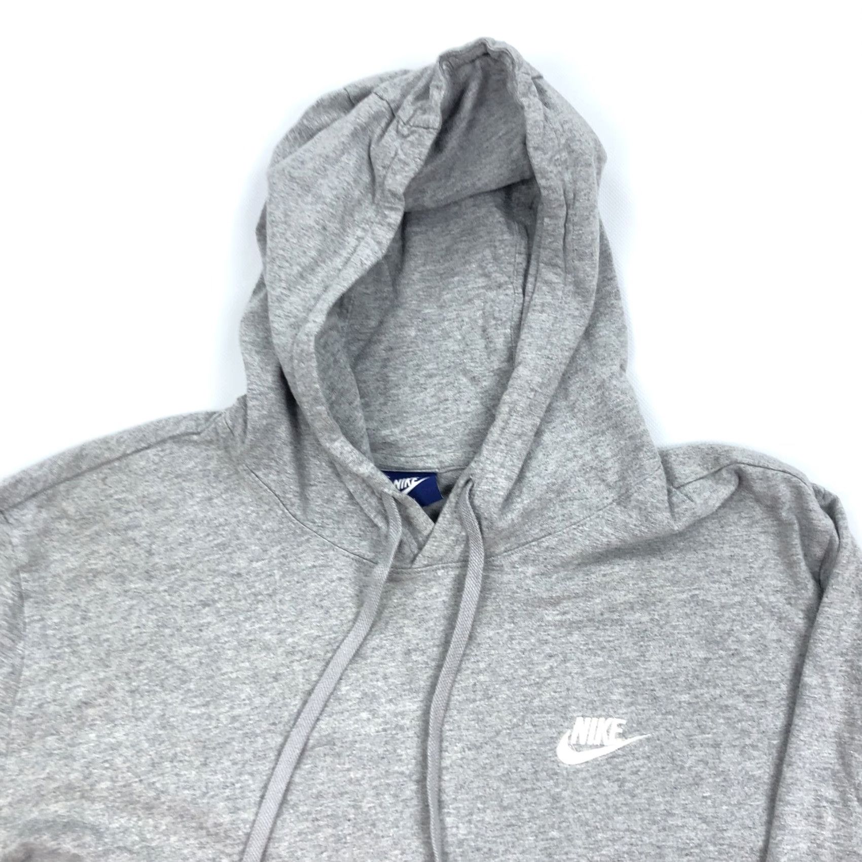 Nike Nike Men's Grey Pullover Hoodie Sweatshirt Cotton Embroidered Logo Size L Size US L / EU 52-54 / 3 - 2 Thumbnail